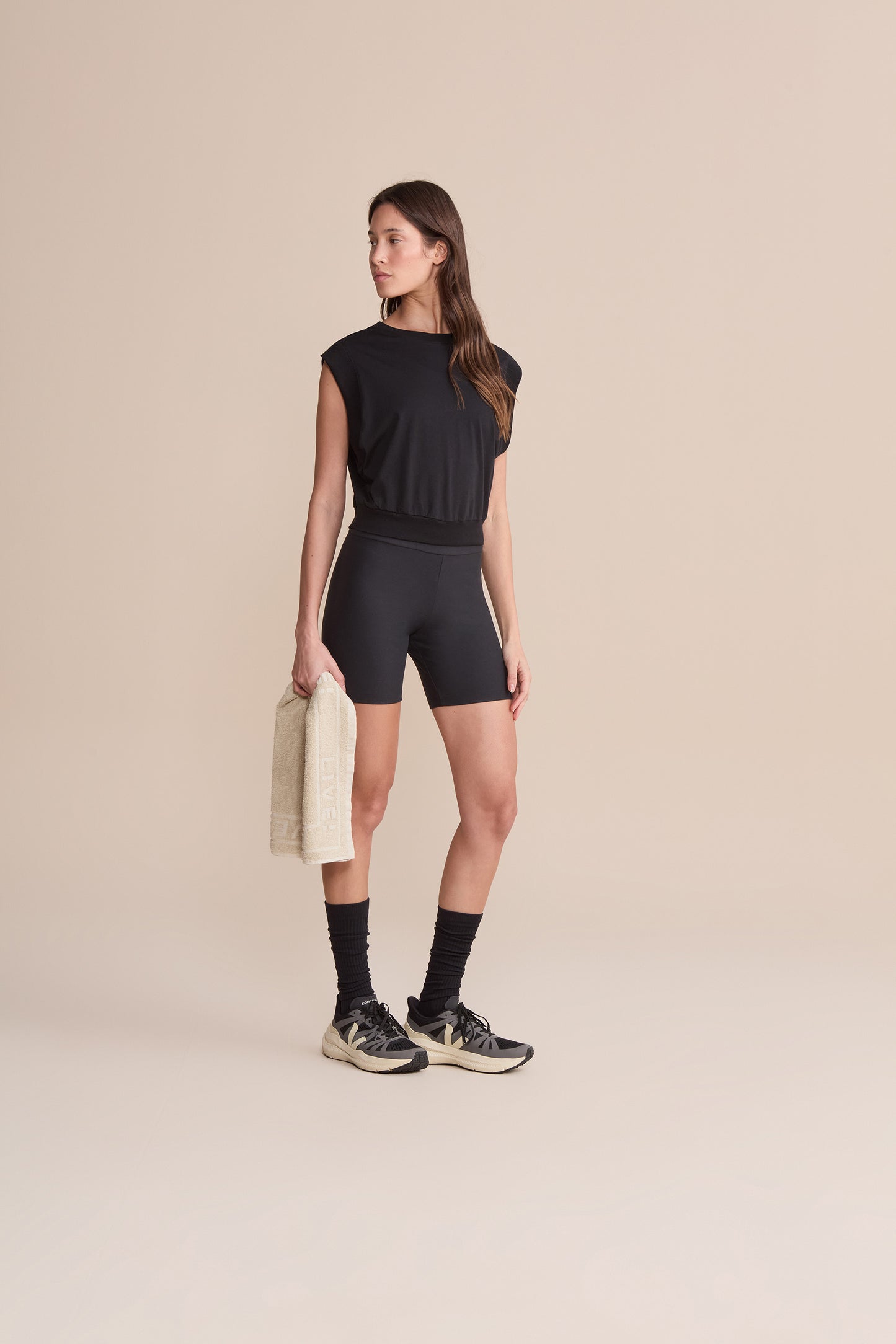 Soft Pima Cropped Tank Top