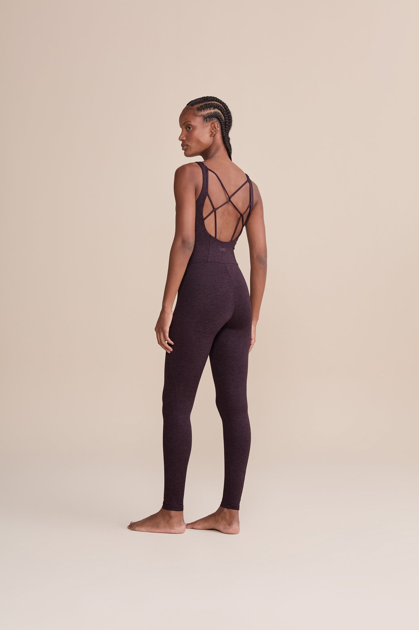 Back Strip Groove Jumpsuit