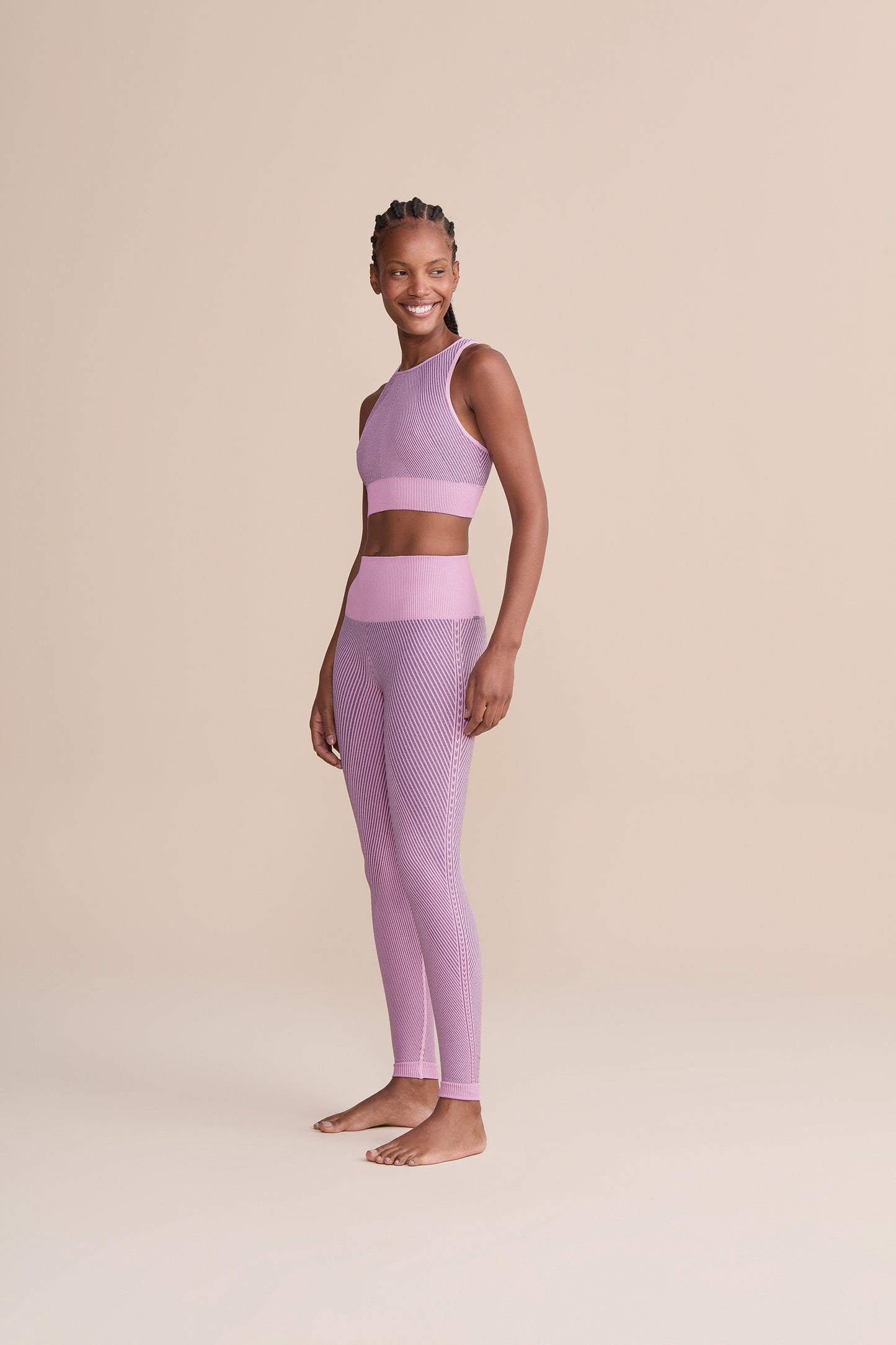 Seamless Diagonal Long Legging