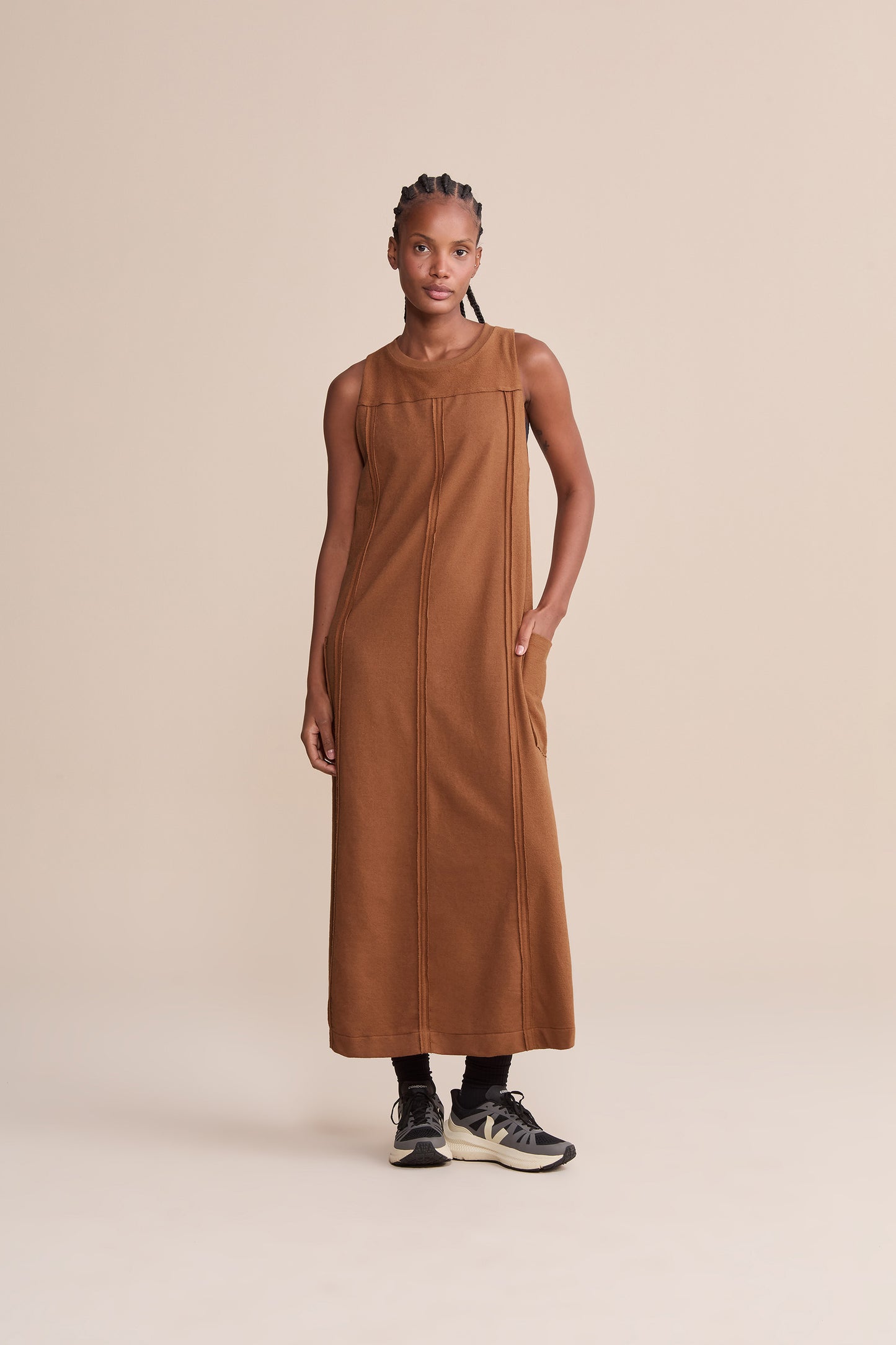 Soft Pure Midi Dress