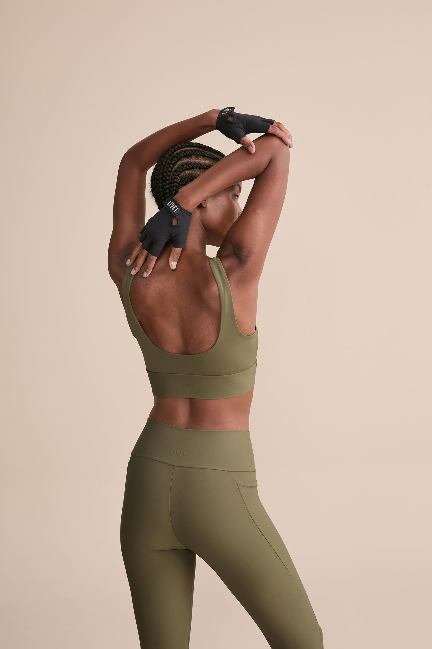 Cut Out Fit Green® Bra