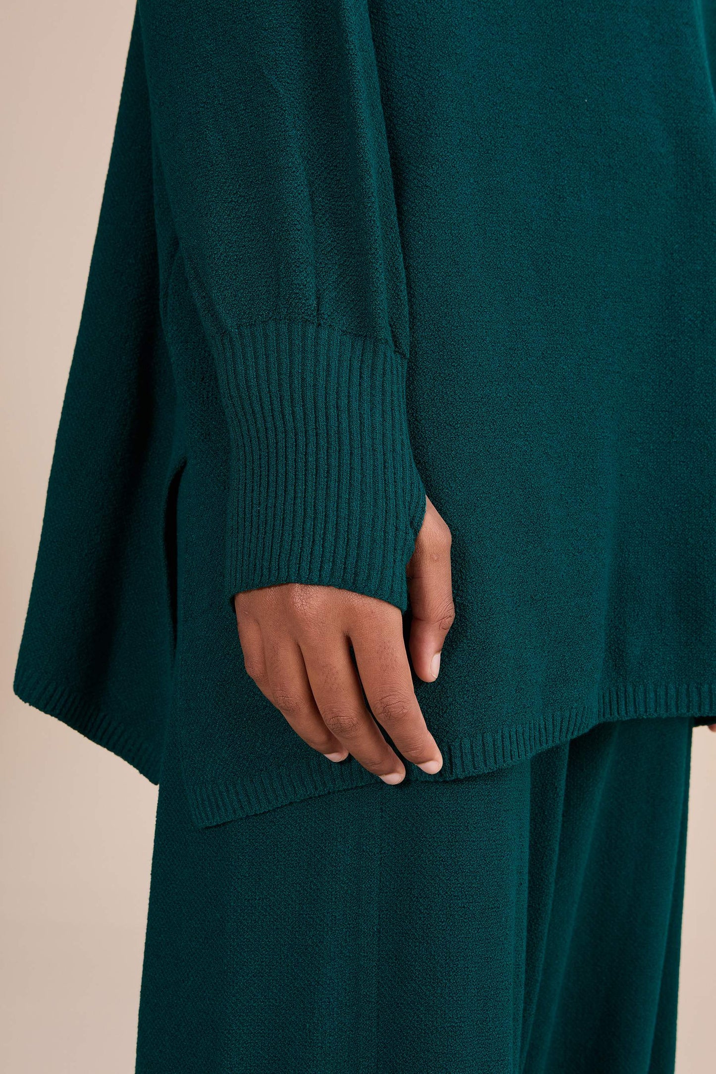 Mesh Stitch Knit Sweater