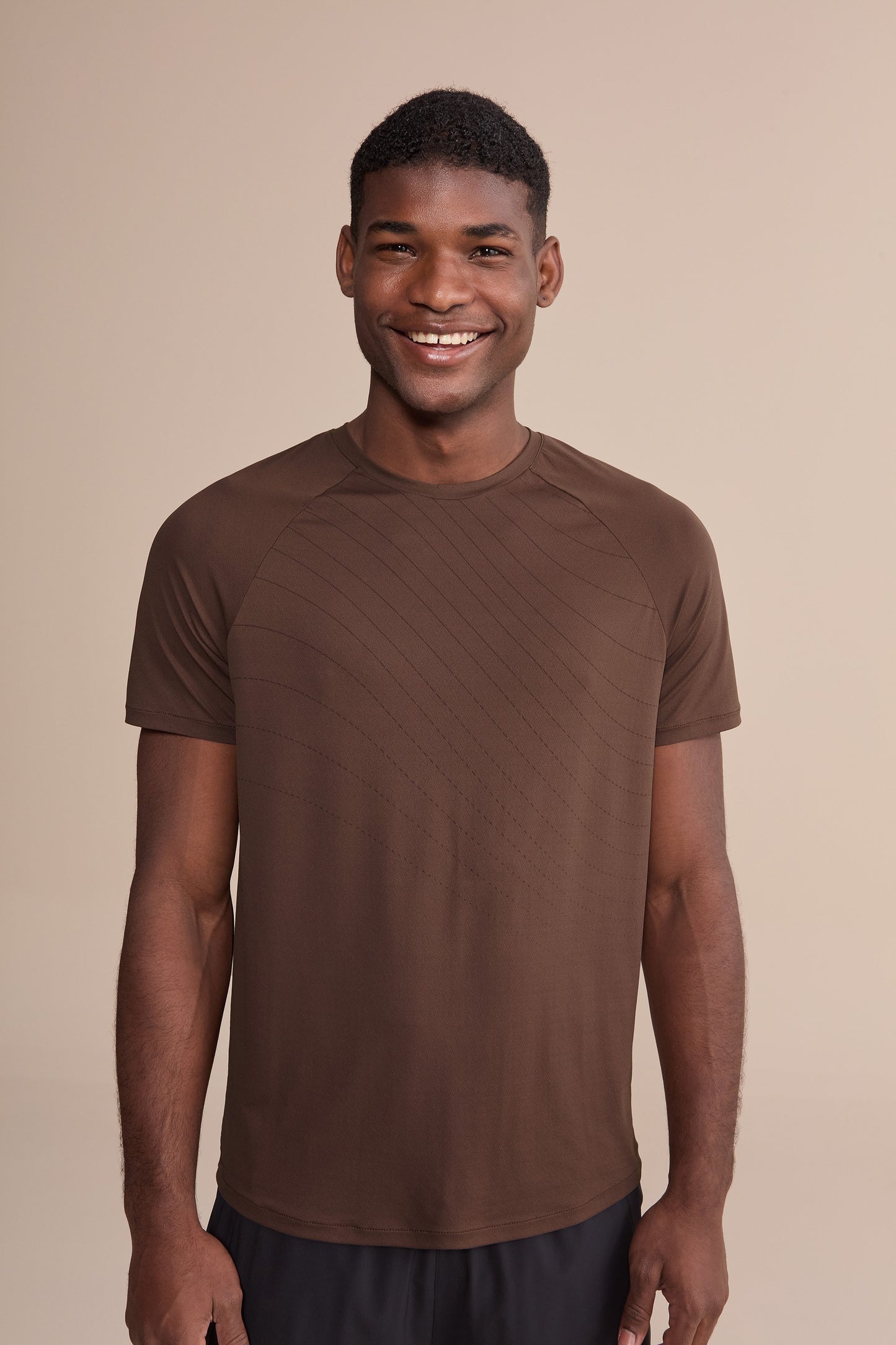 Men's Comfy Raglan Wave T-Shirt