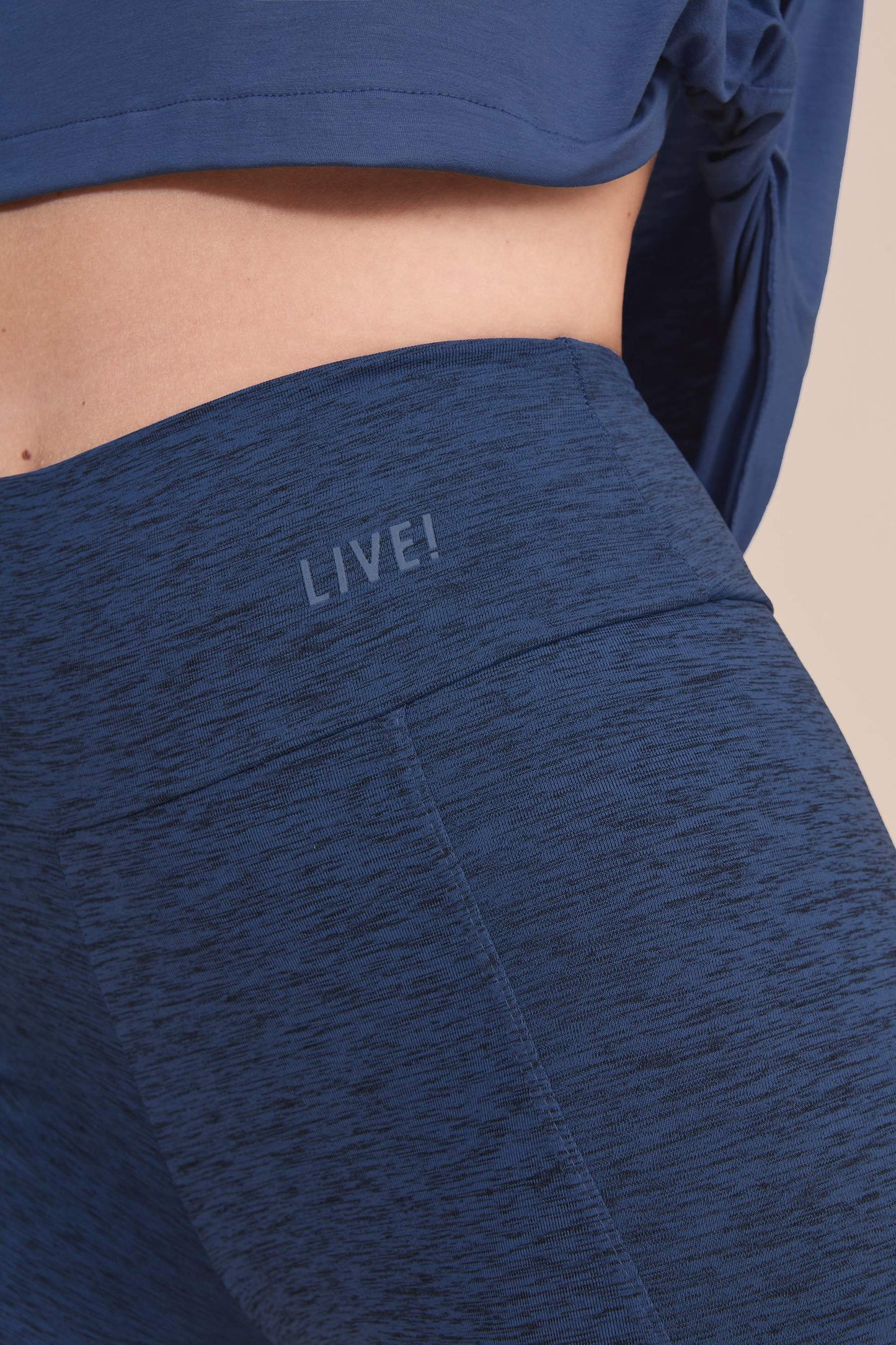 Back Strip Groove Long Leggings