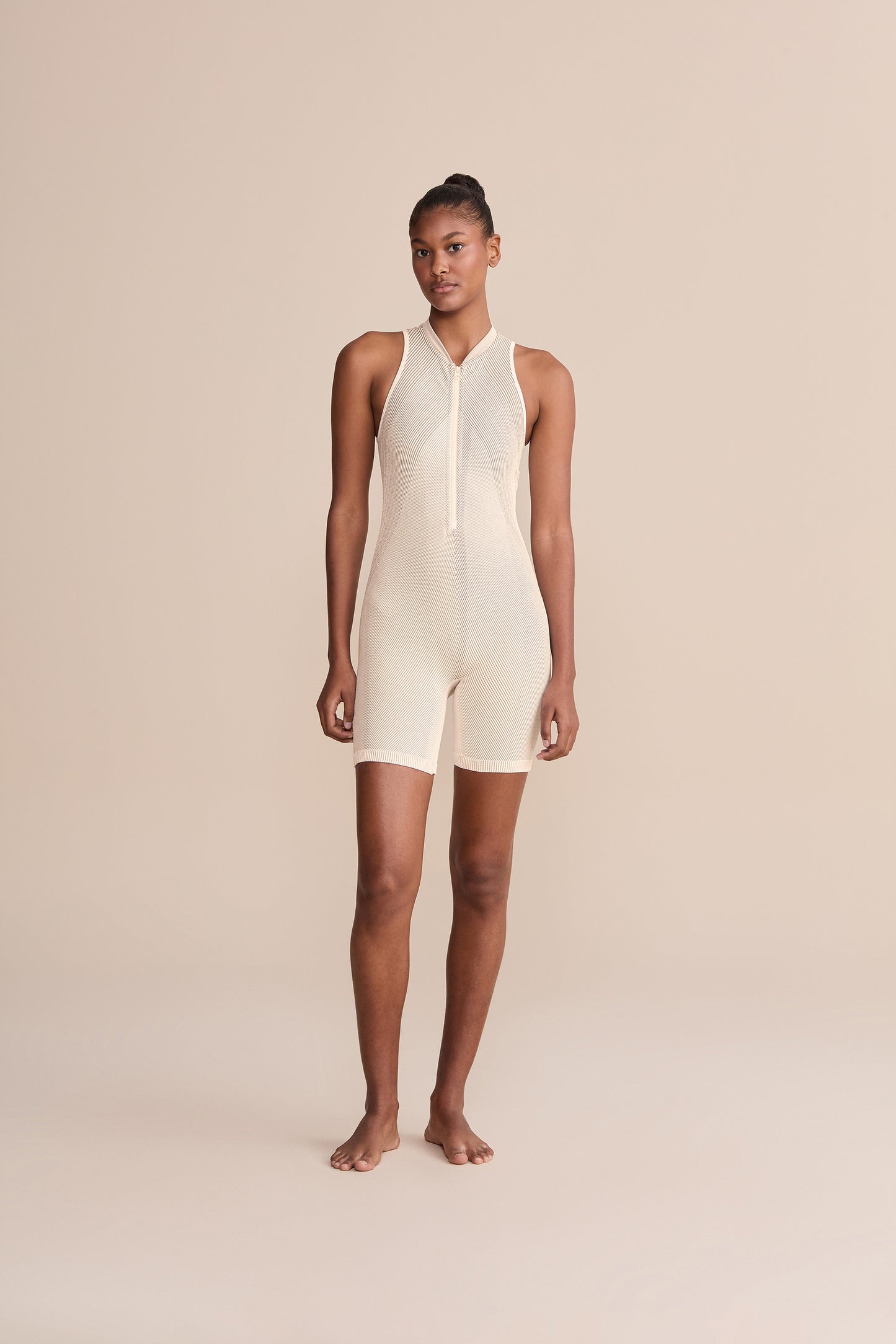 Seamless Long Shorts Romper