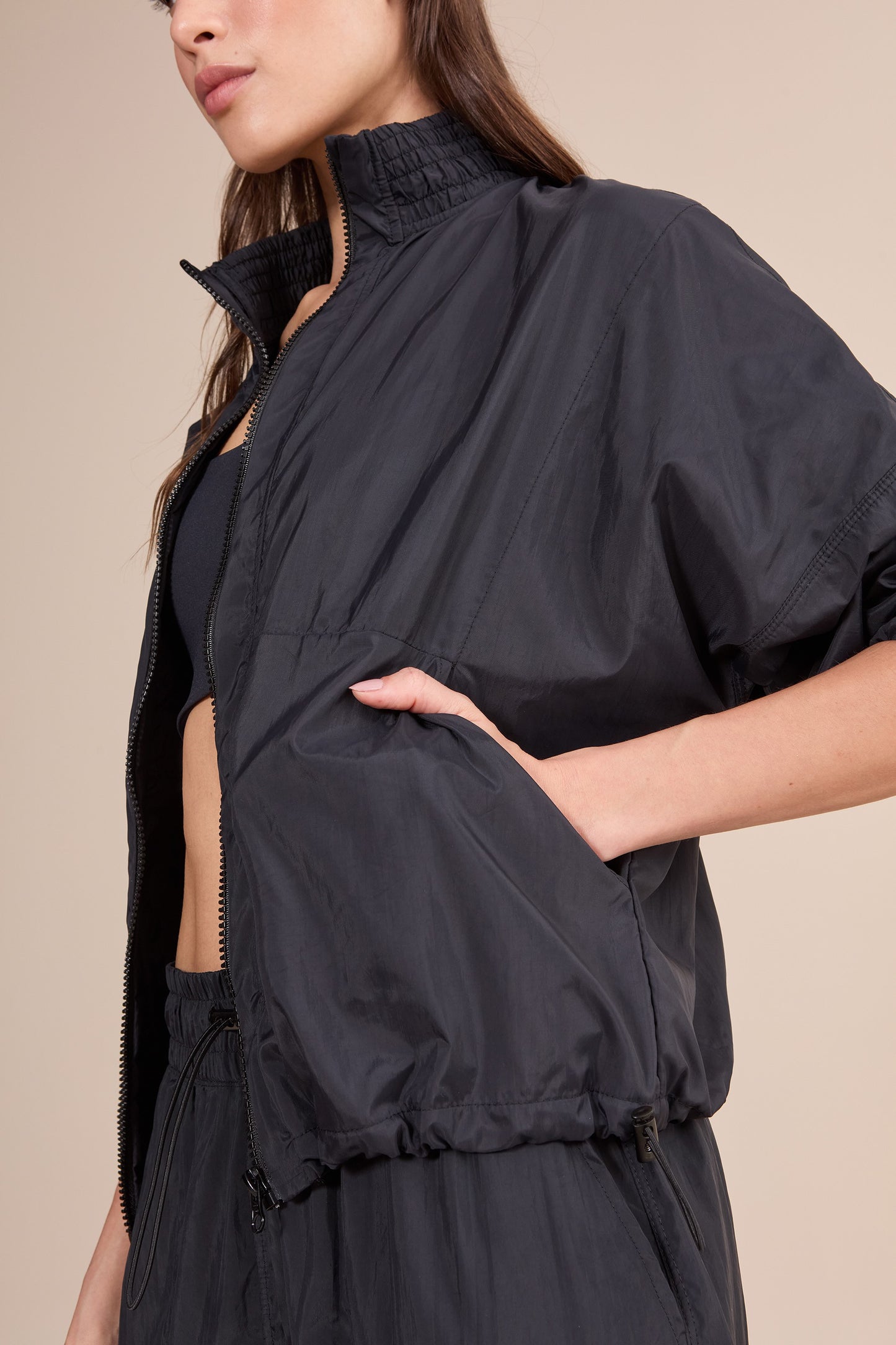 Connection Nylon Net Jacket