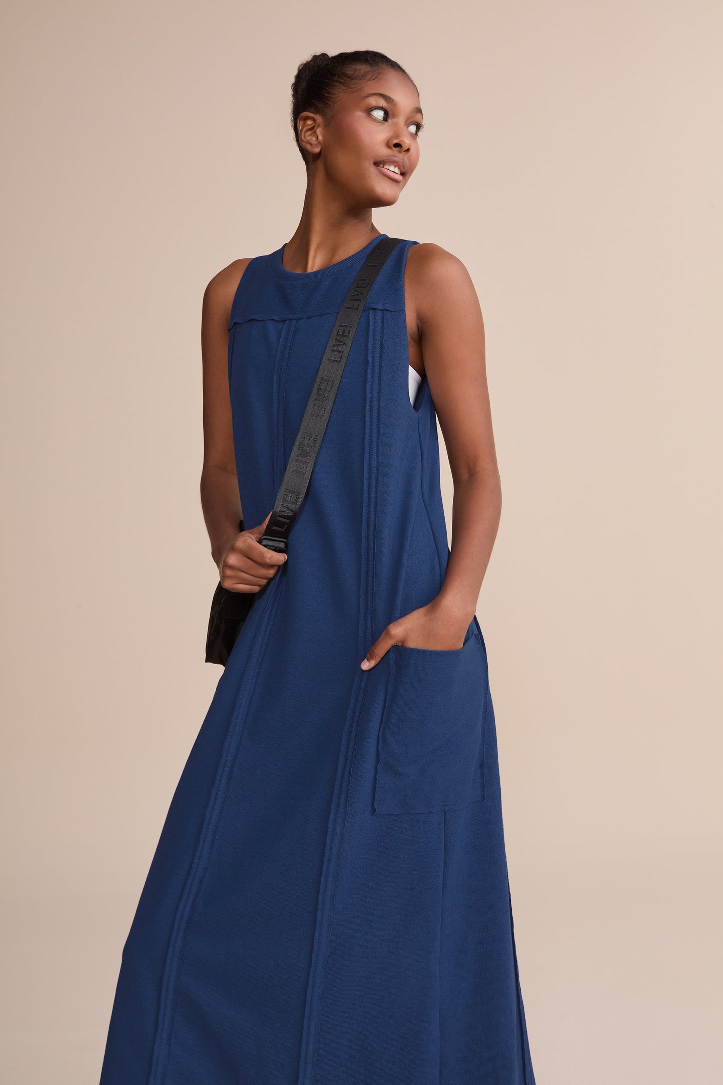Soft Pure Midi Dress