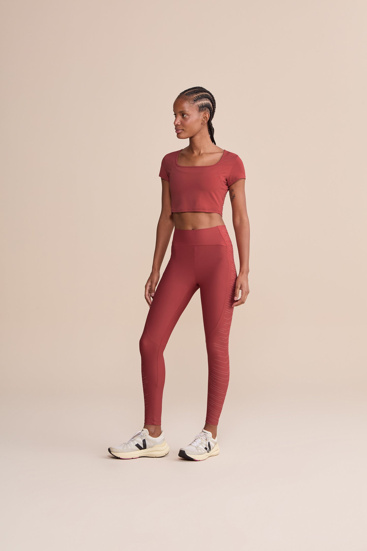 Broad Laser Cropped Top