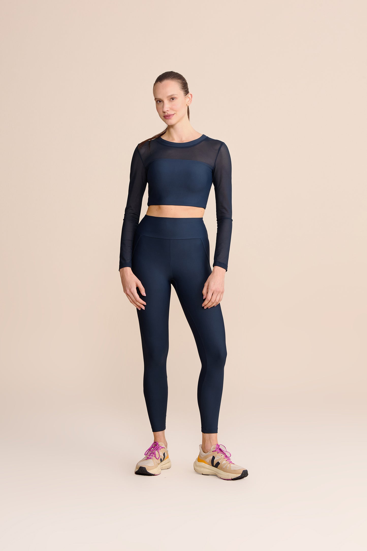V Tule Core Leggings