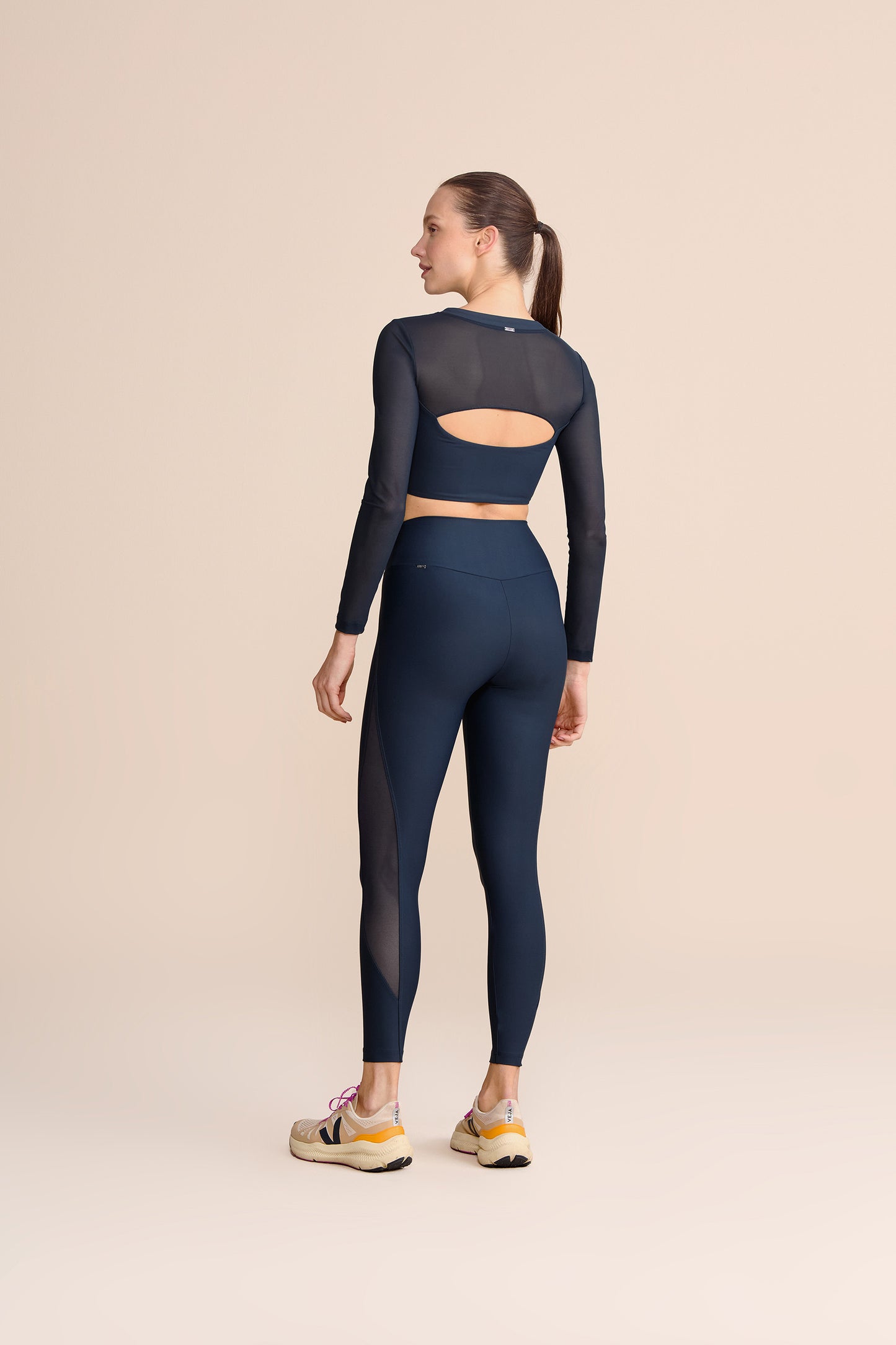 V Tule Core Leggings