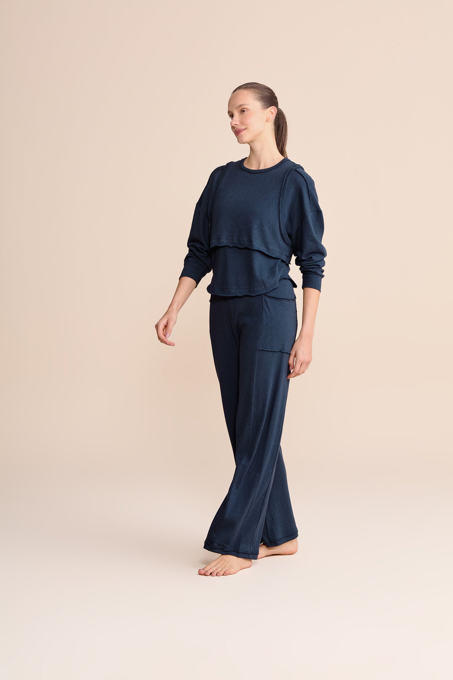 Slow Sweatshirt and Tank Top Set
