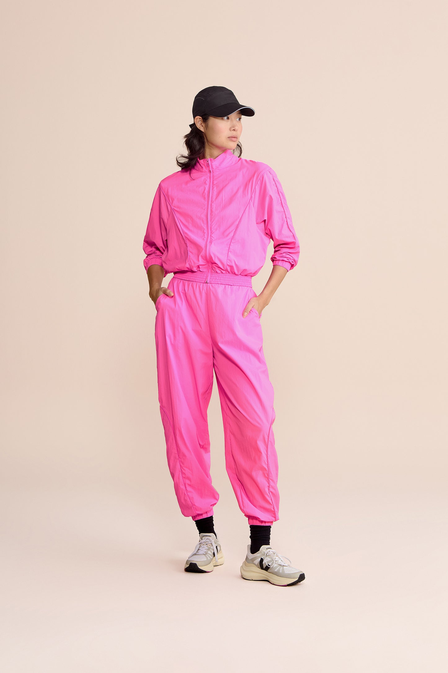 Nylon Net Filete Wide Jacket