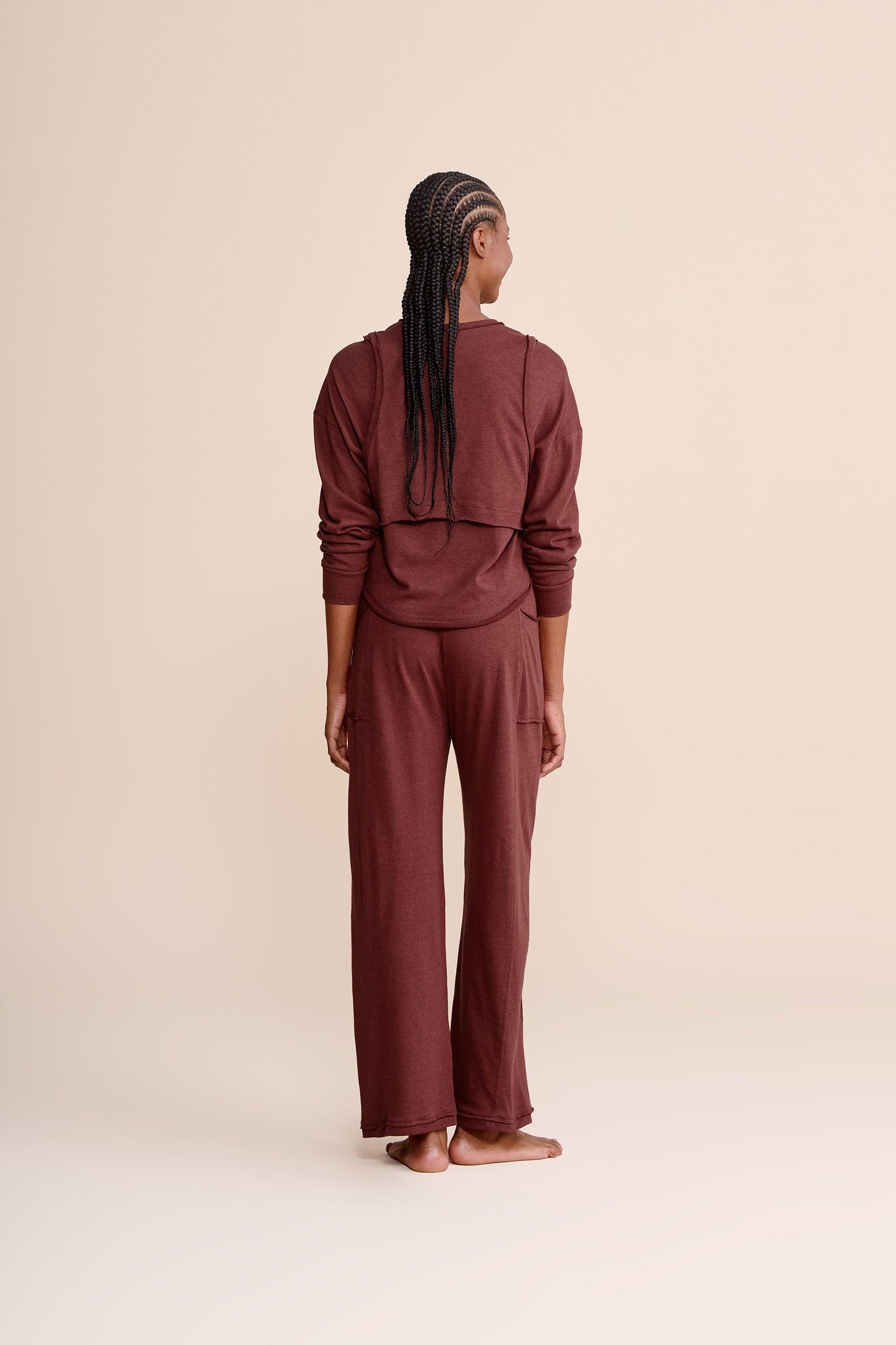 Slow Sweatshirt and Tank Top Set
