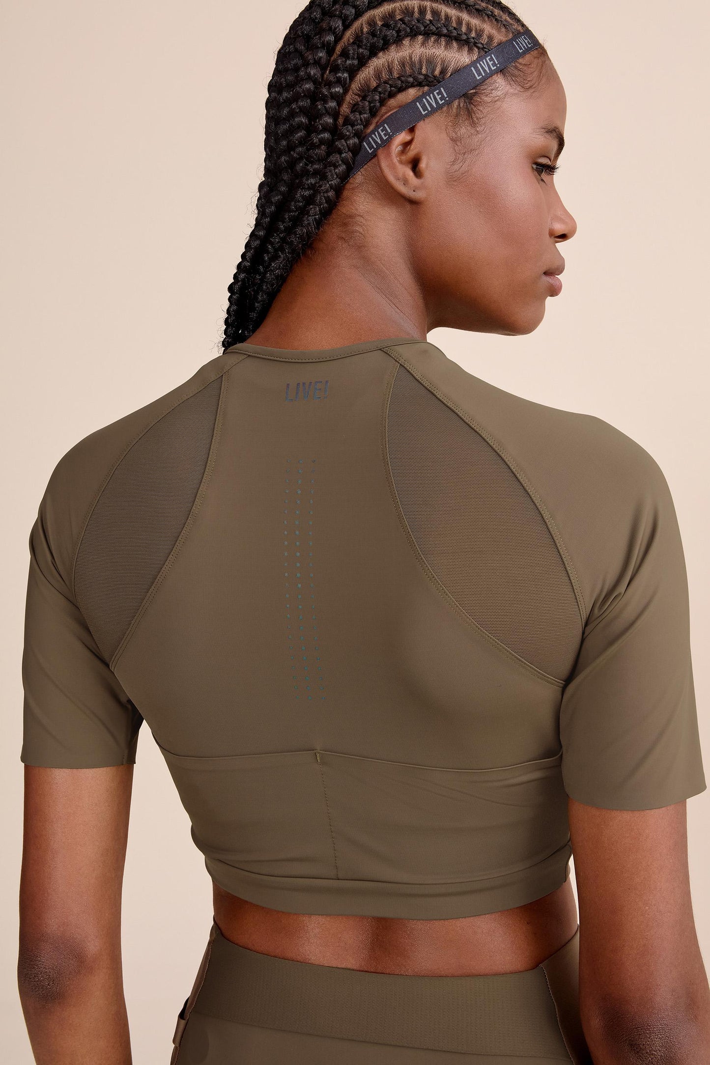 Race Pro® Mesh Cropped Top