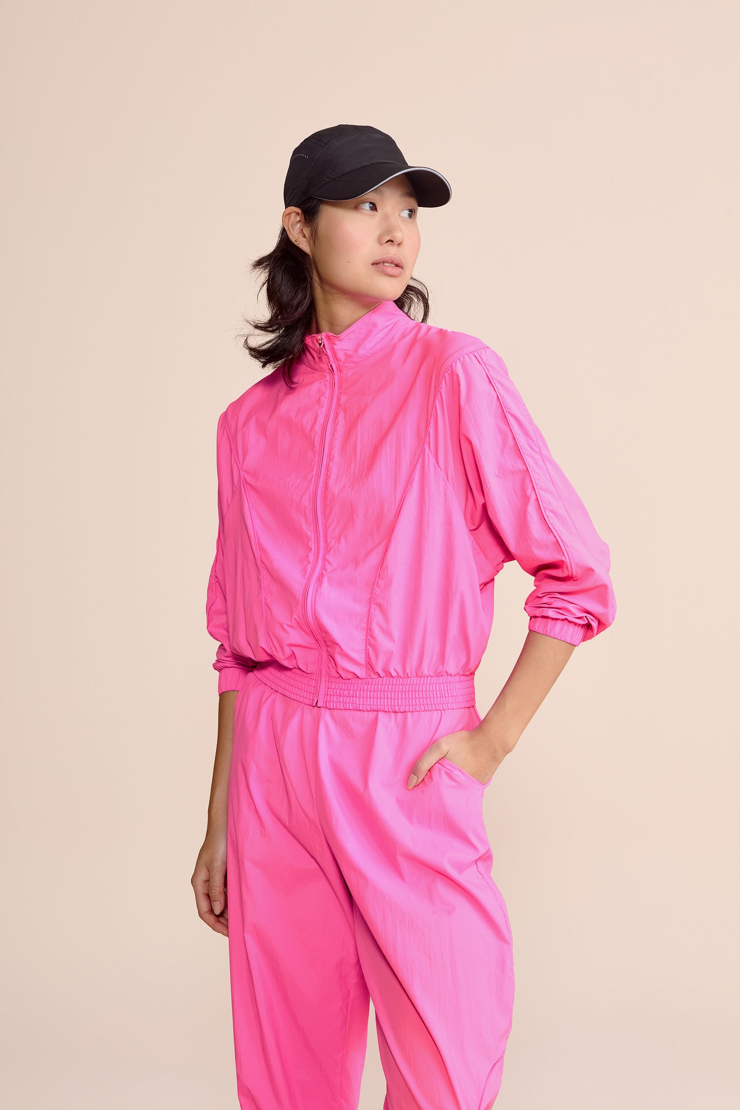 Nylon Net Filete Wide Pants
