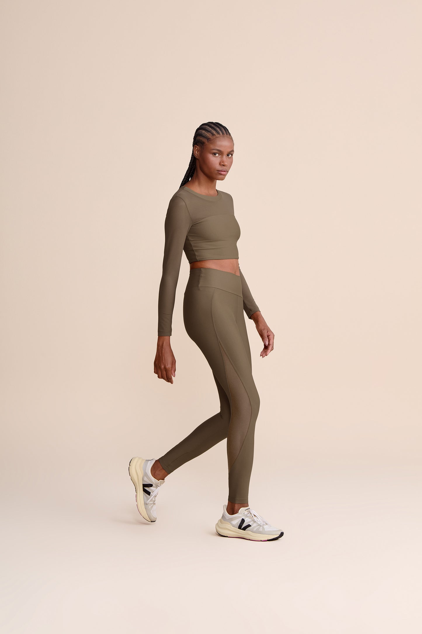 V Tule Core Leggings