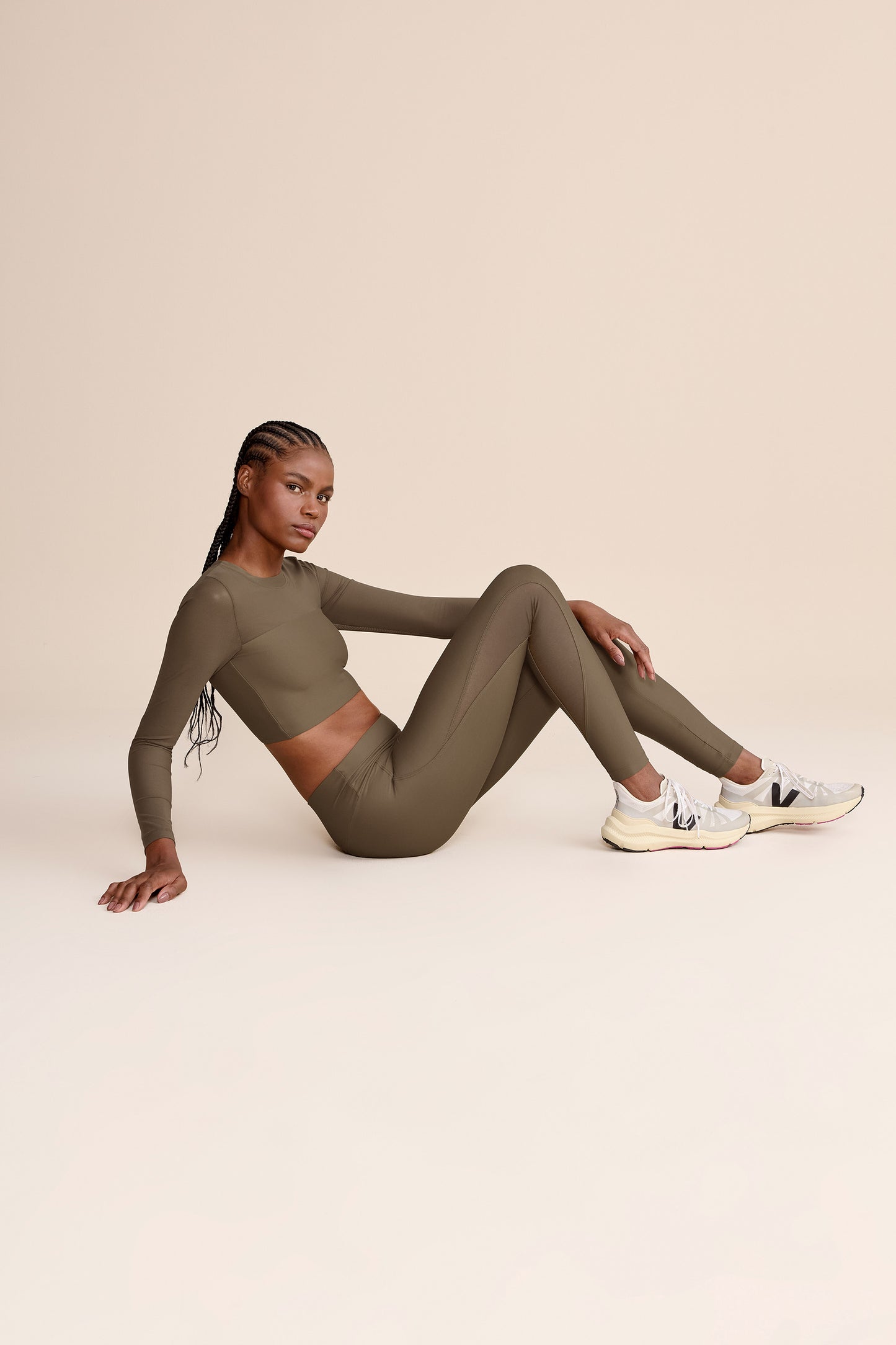 V Tule Core Leggings