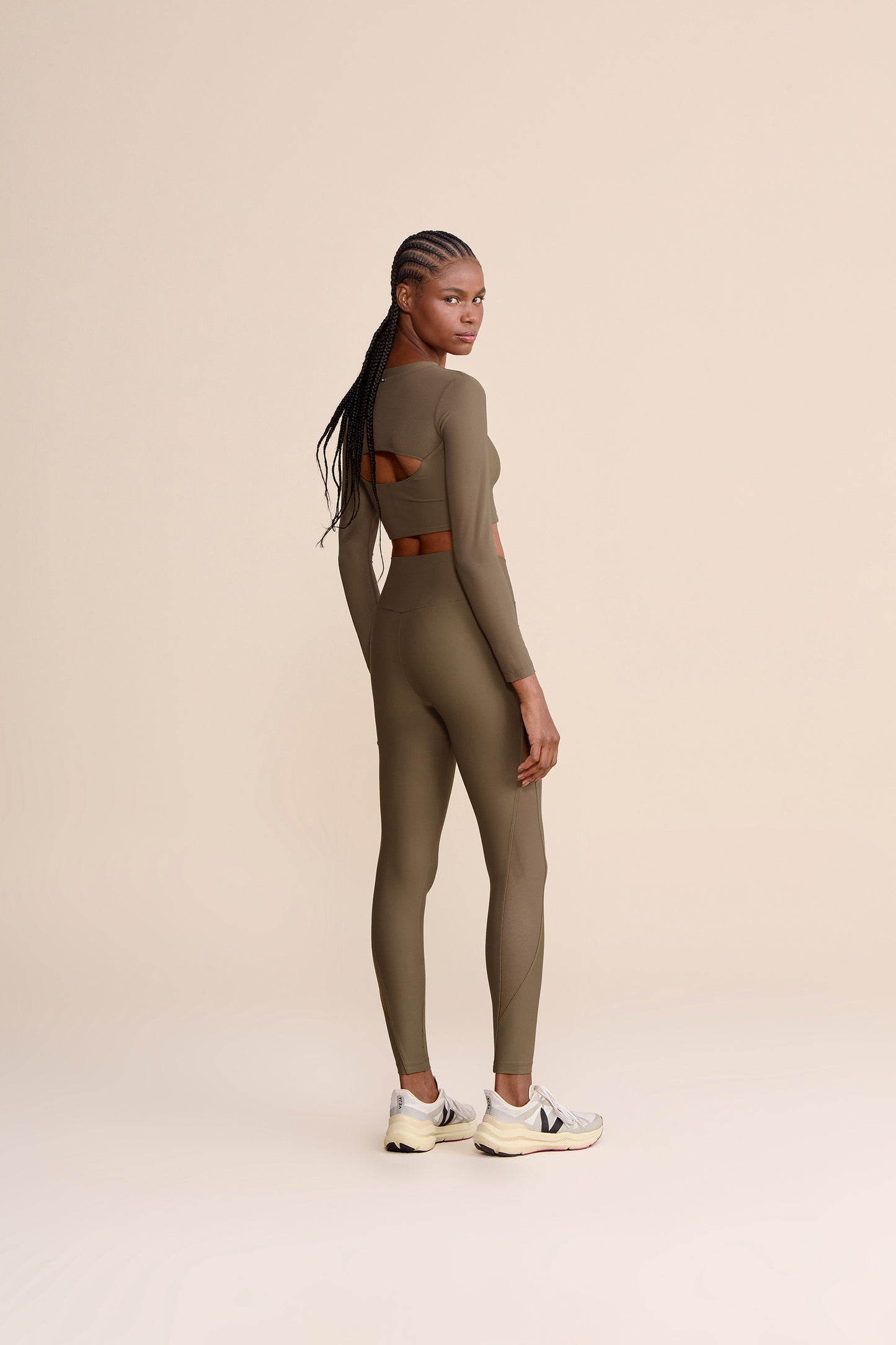 V Tule Core Leggings