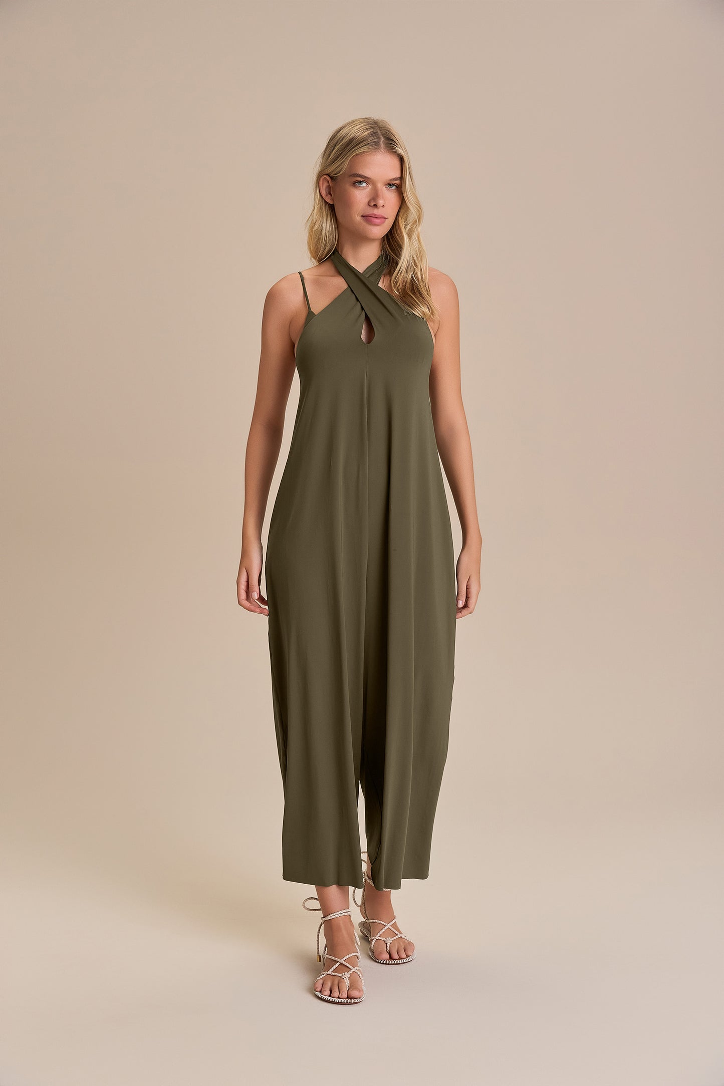 Wide One-Shoulder Jumpsuit