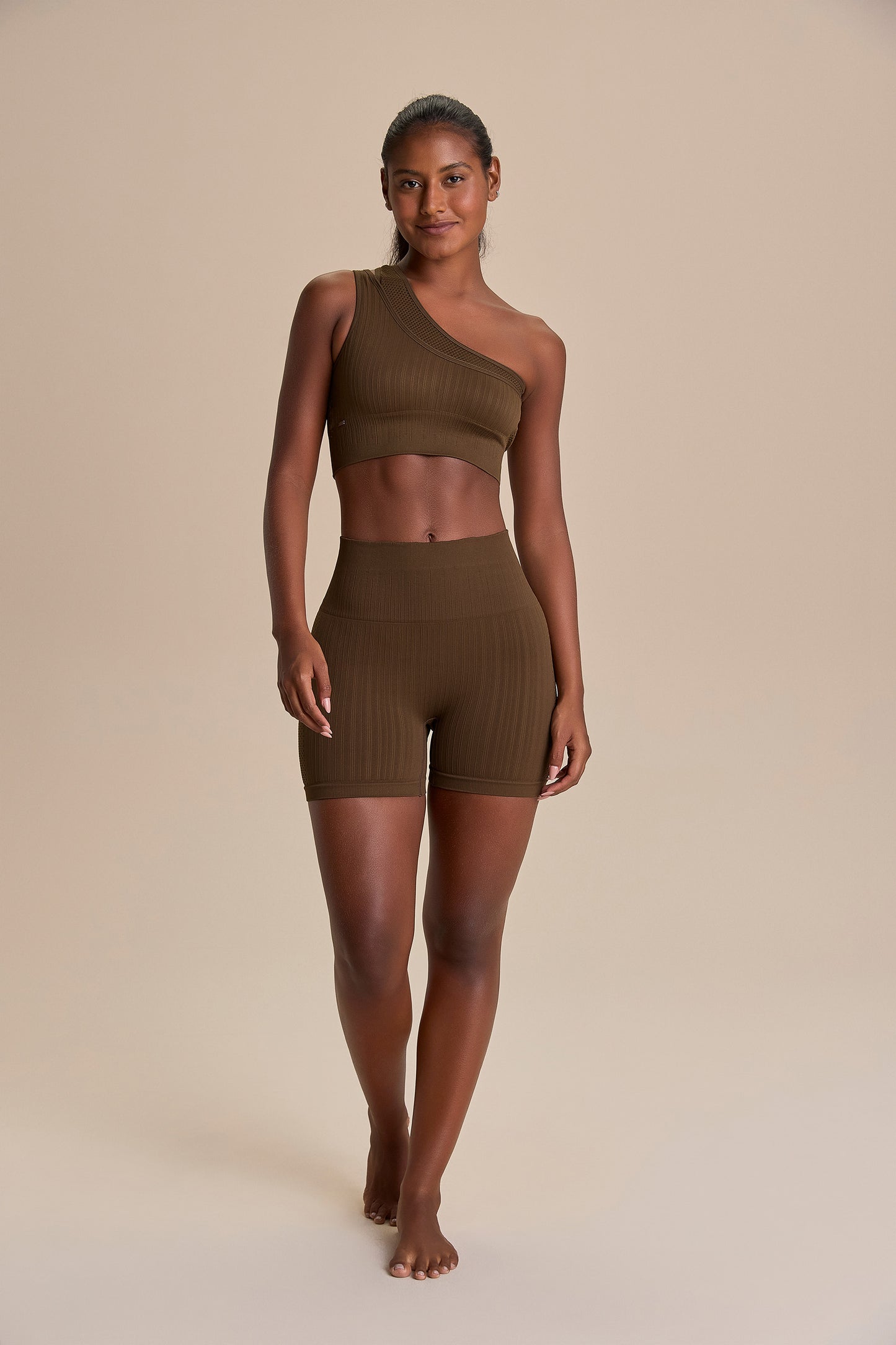 Seamless Pulse One-Shoulder Bra
