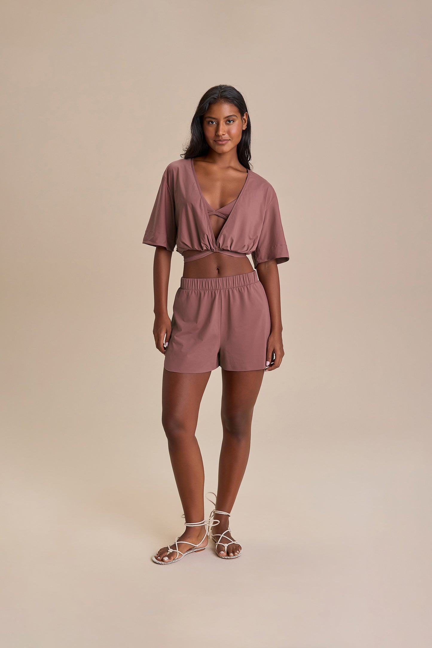 Wide Overlap Side Shorts