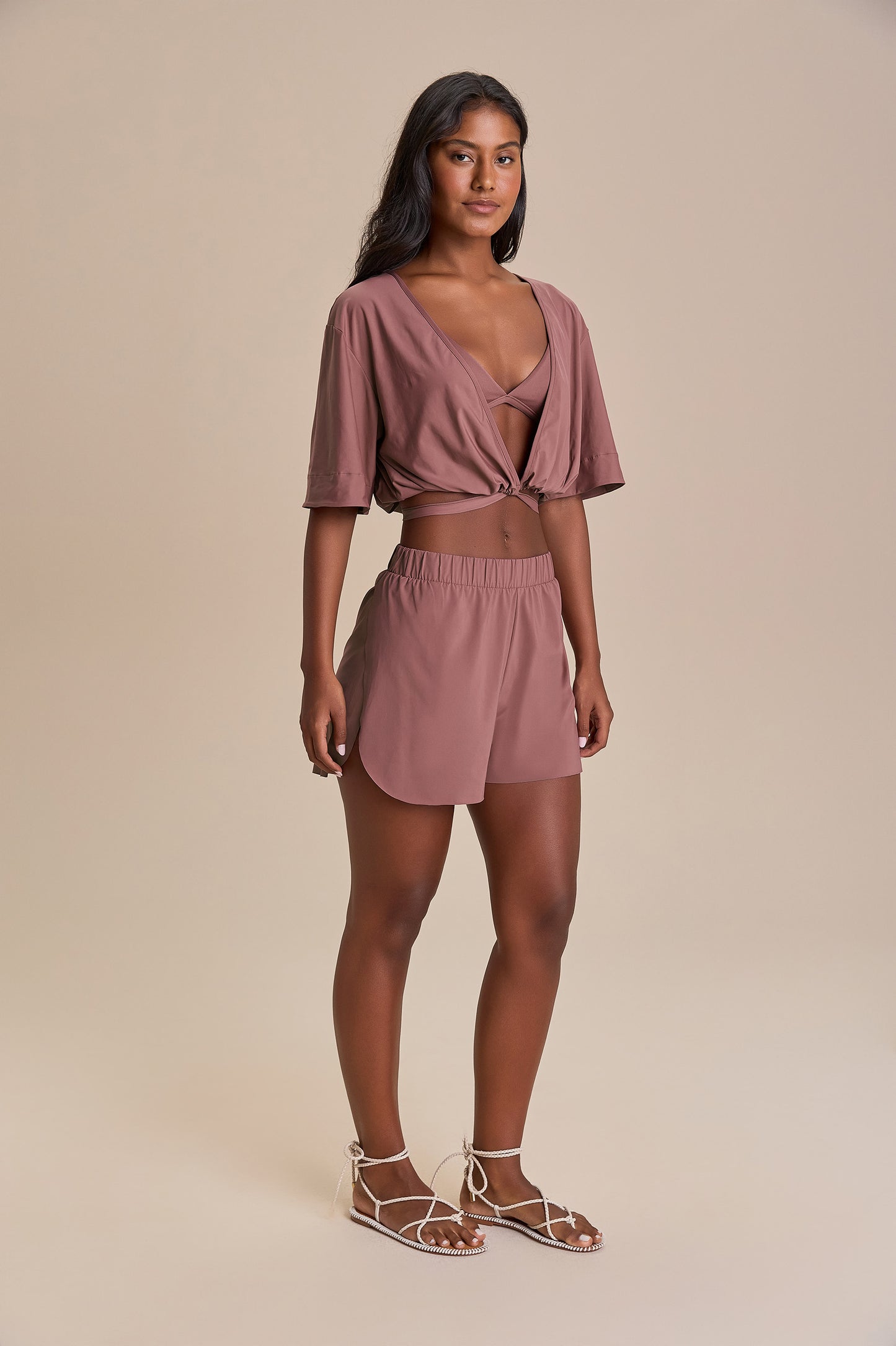 Wide Overlap Side Shorts