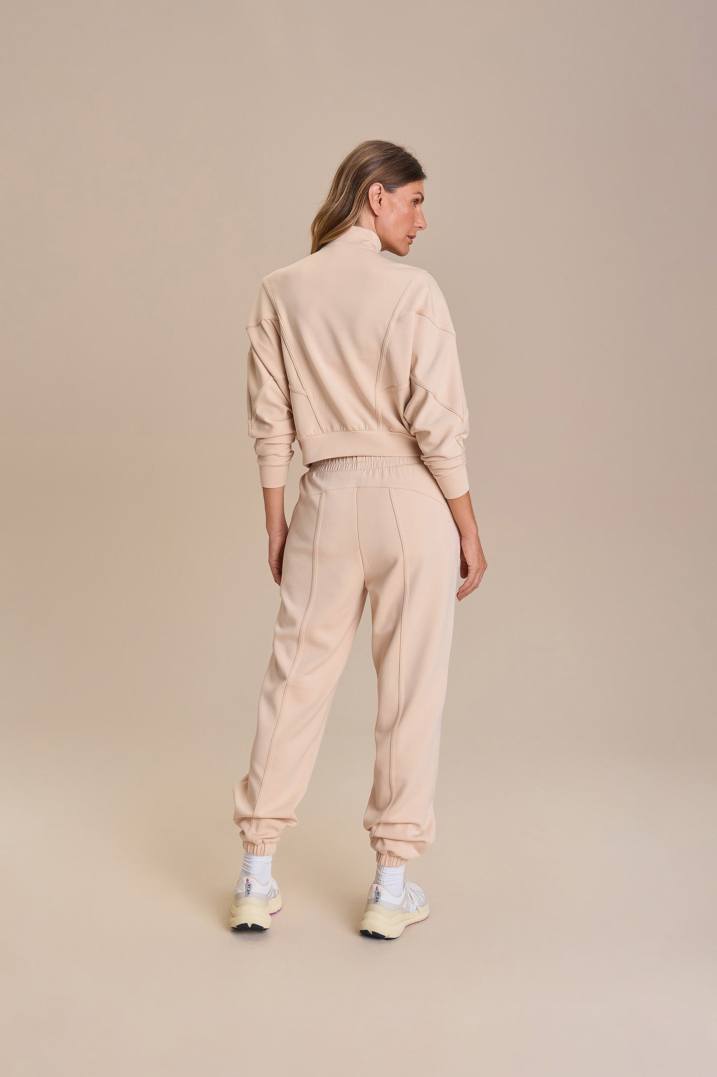 Modal Strips Sweatshirt Jacket