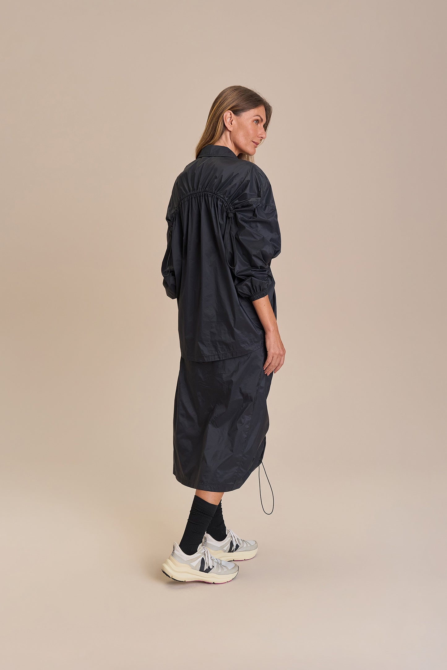 Oversized Nylon Light Shirt