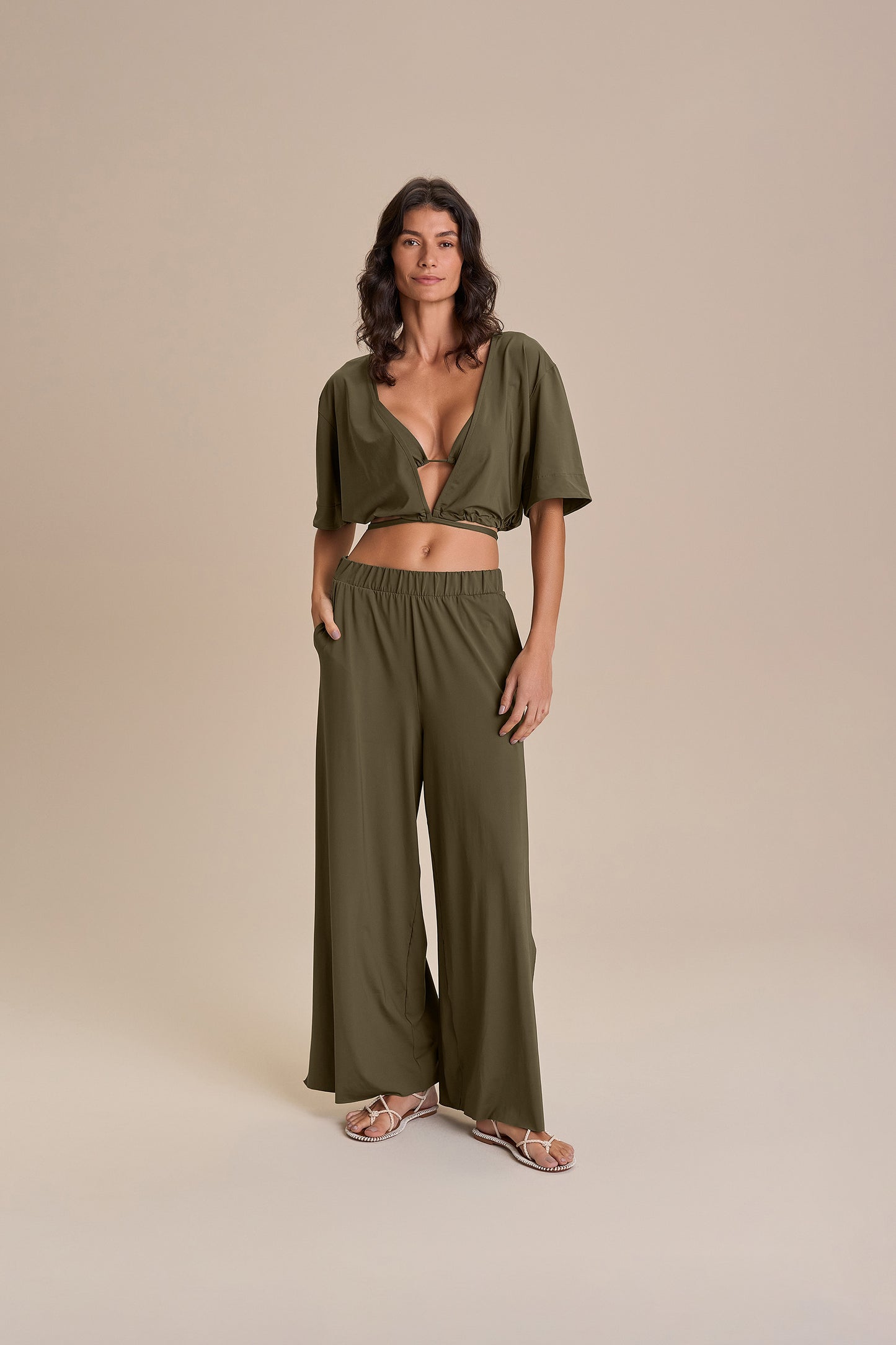 V Wide Blouse