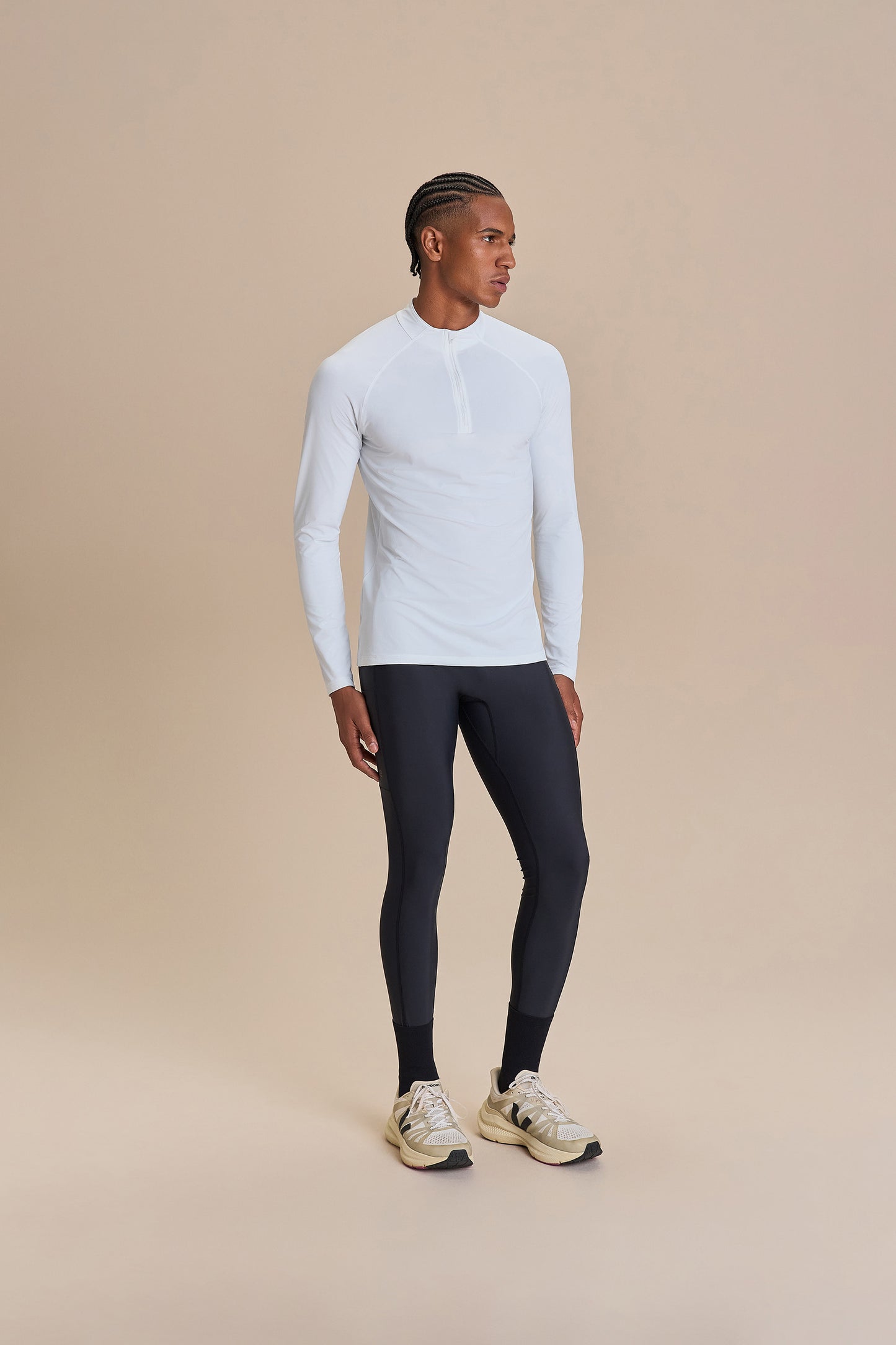 Harmony LS Raglan Zip T-Shirt