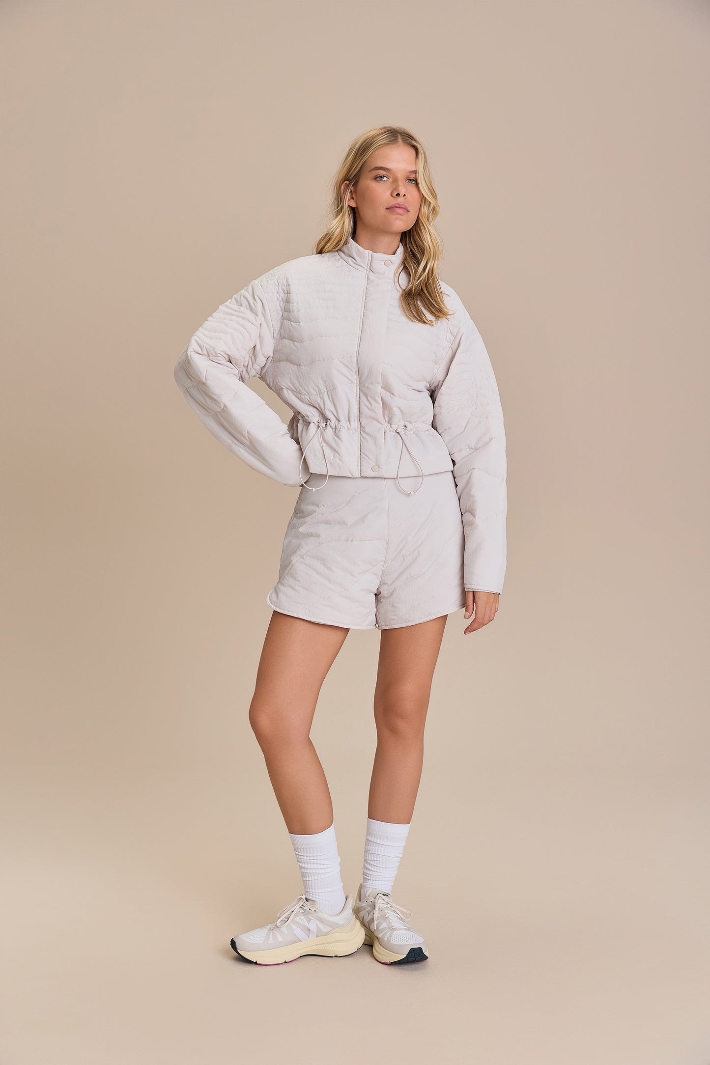 Breezy Nylon Quilted Jacket