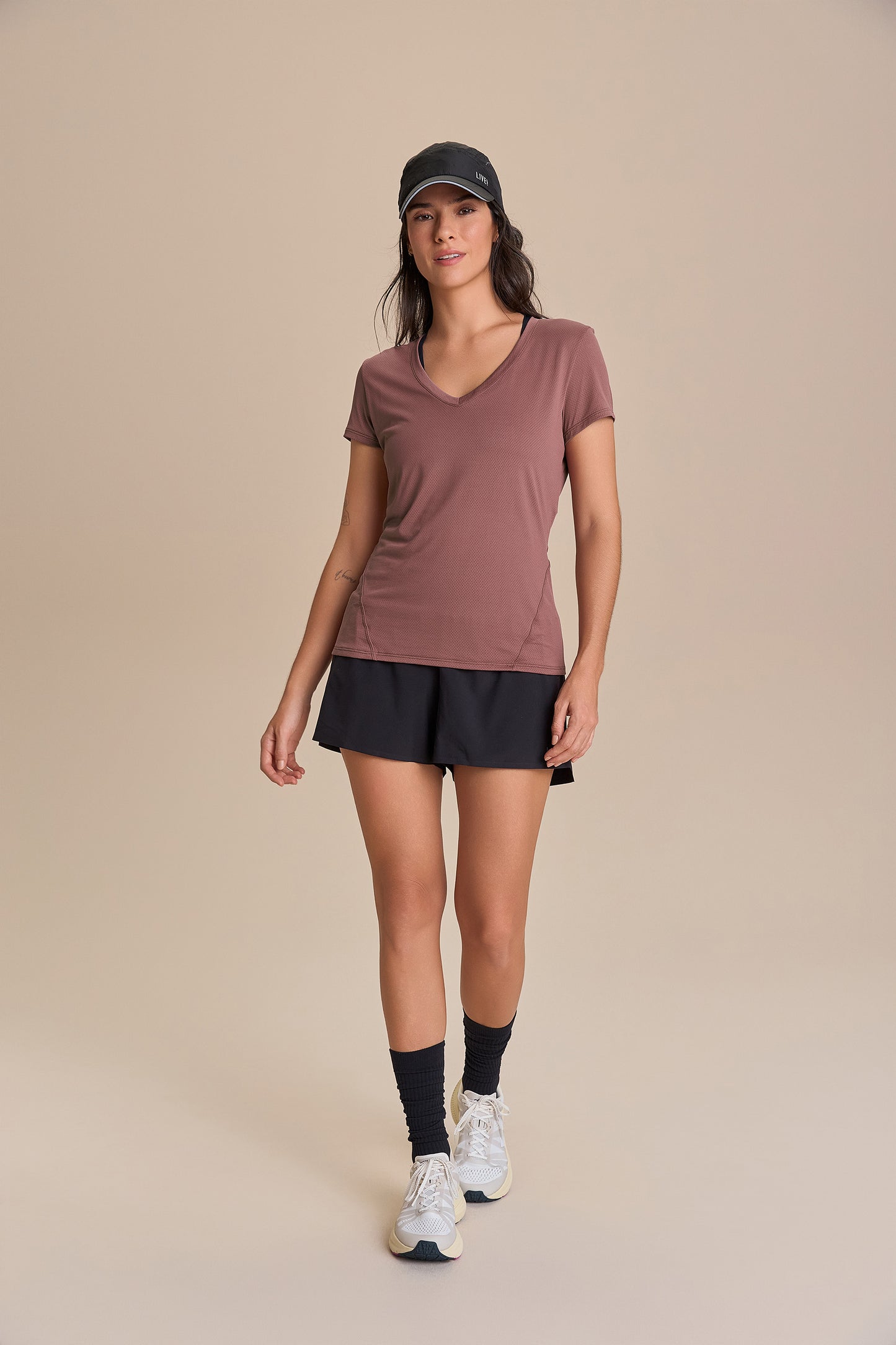 Action Side V-Neck T-Shirt