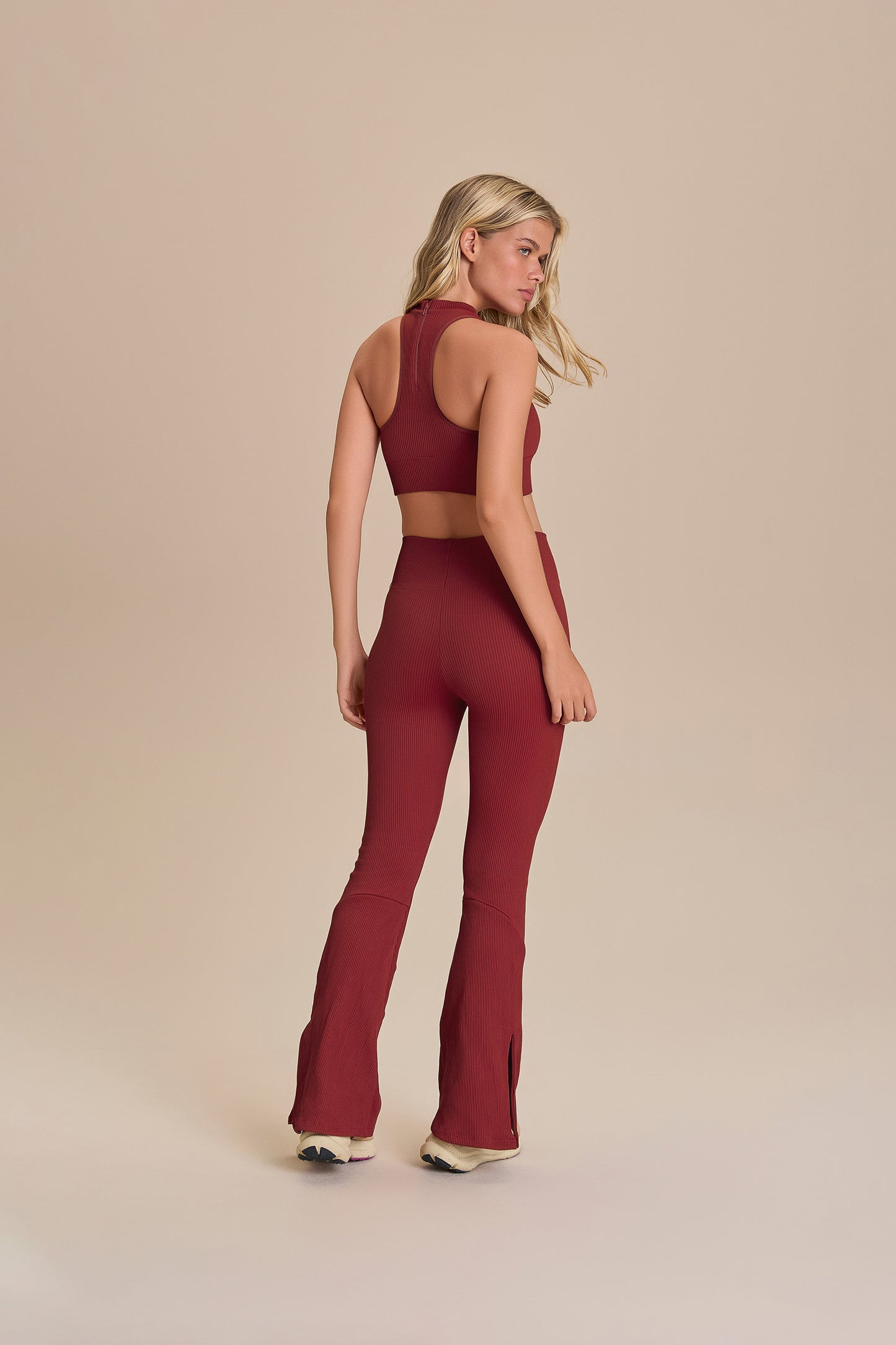 Seamless Knit® Zip Flare Pants