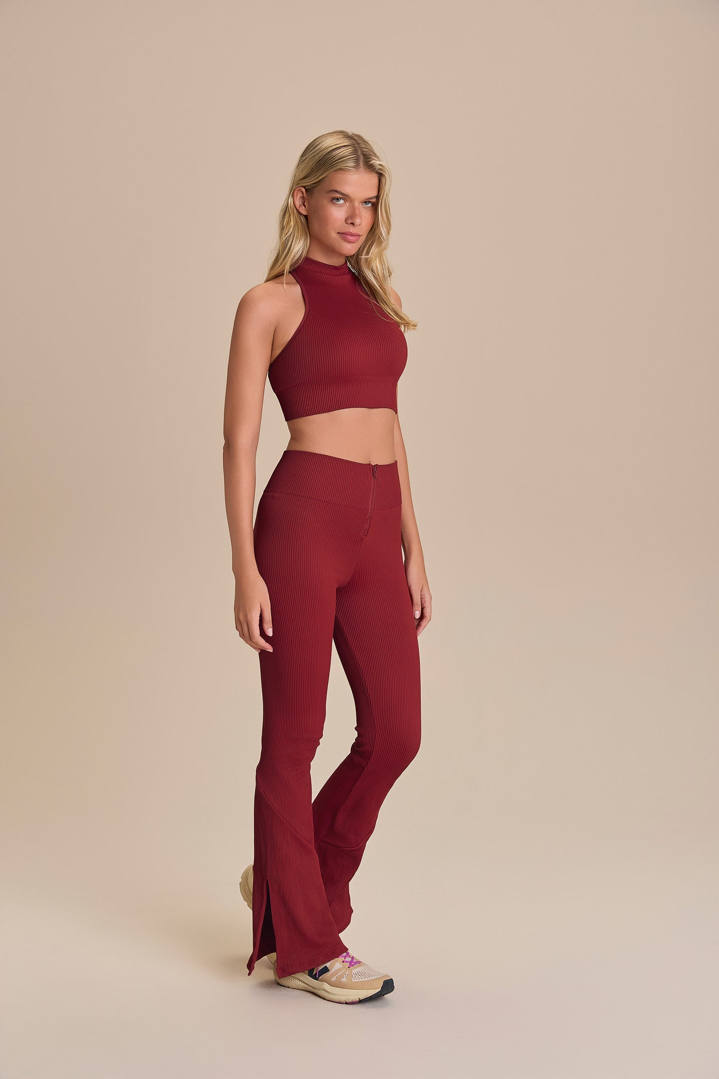 Seamless Knit® Zip Flare Pants