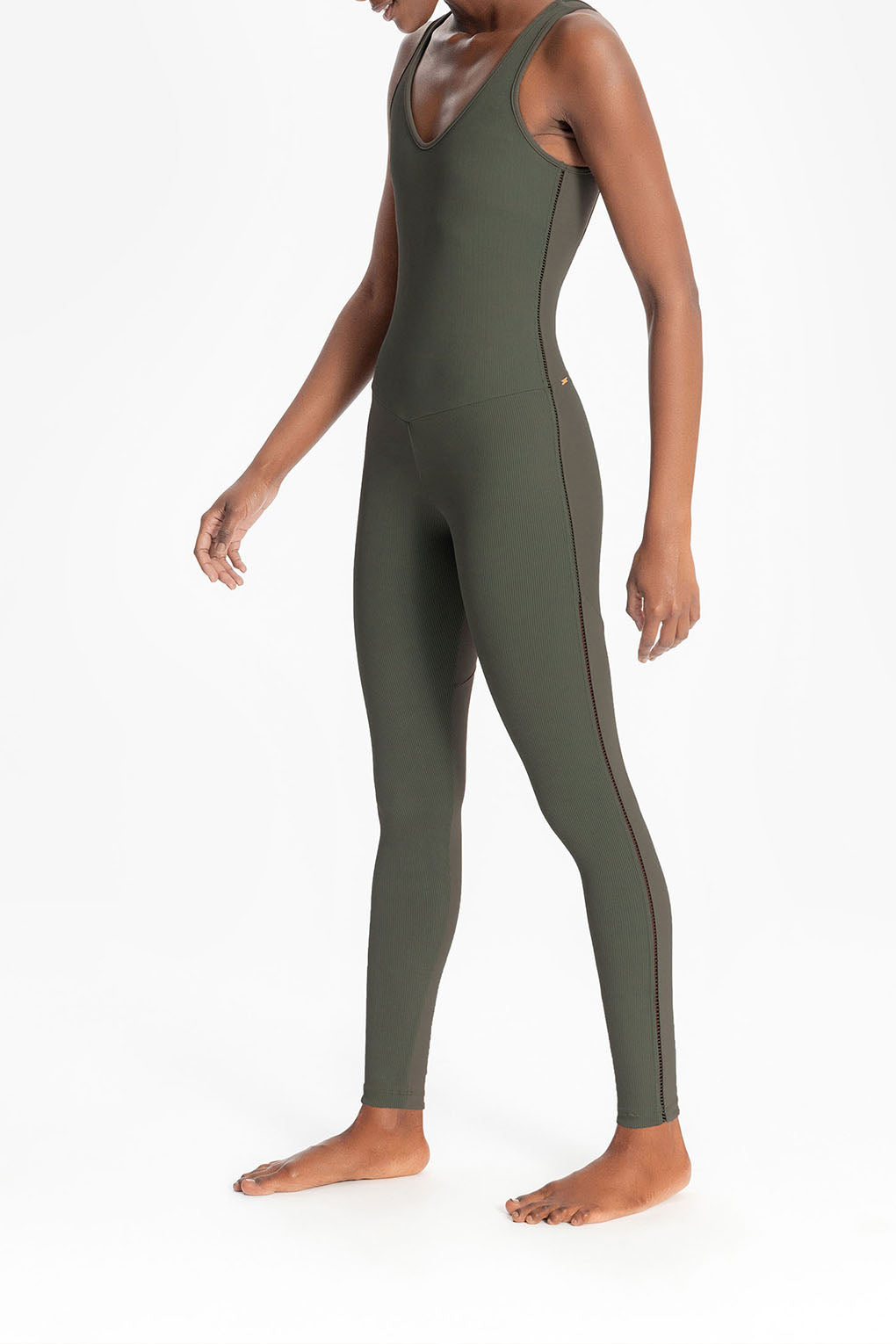 Rib Block Jumpsuit