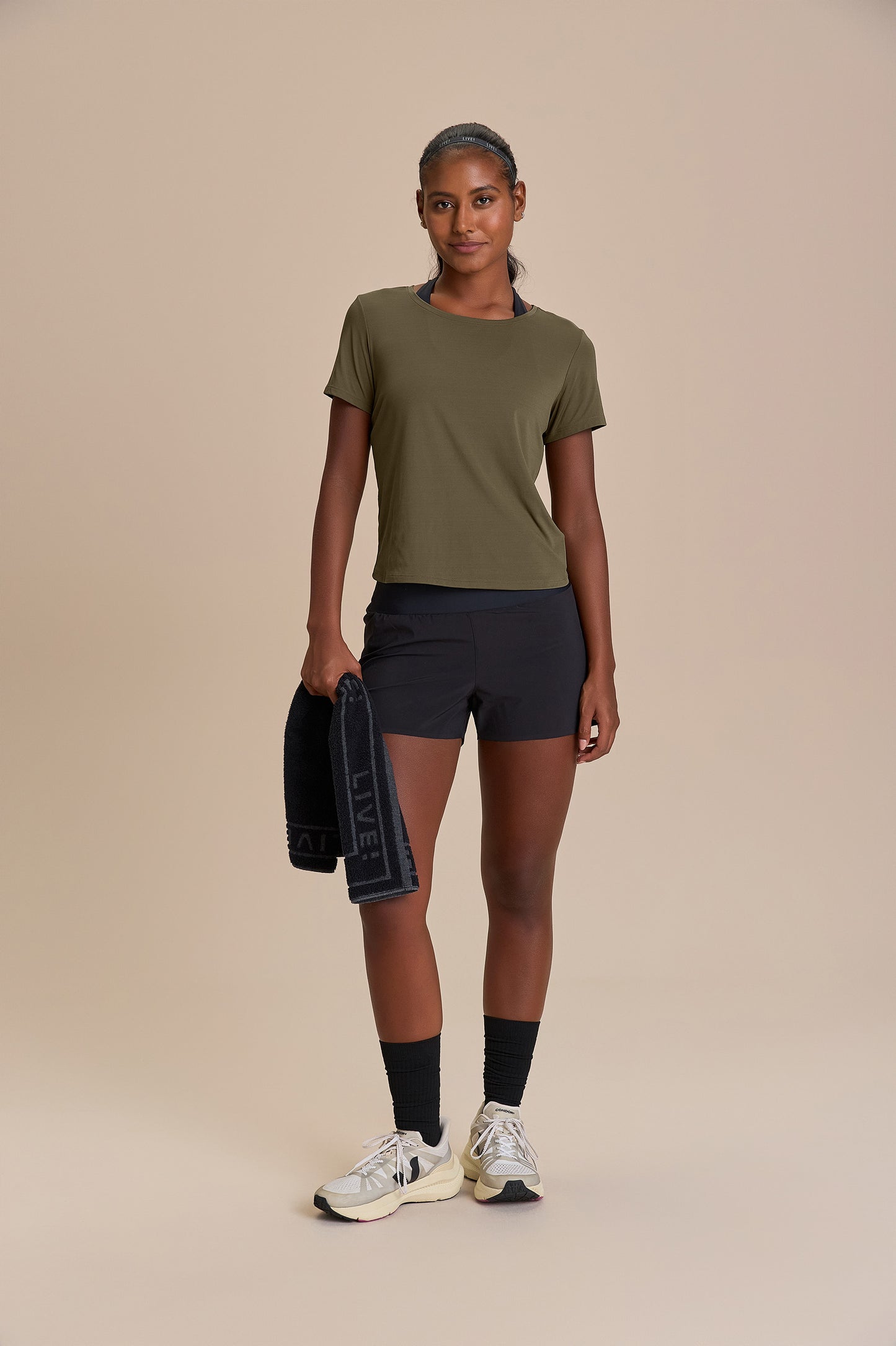 Cut Out Back Link Blouse