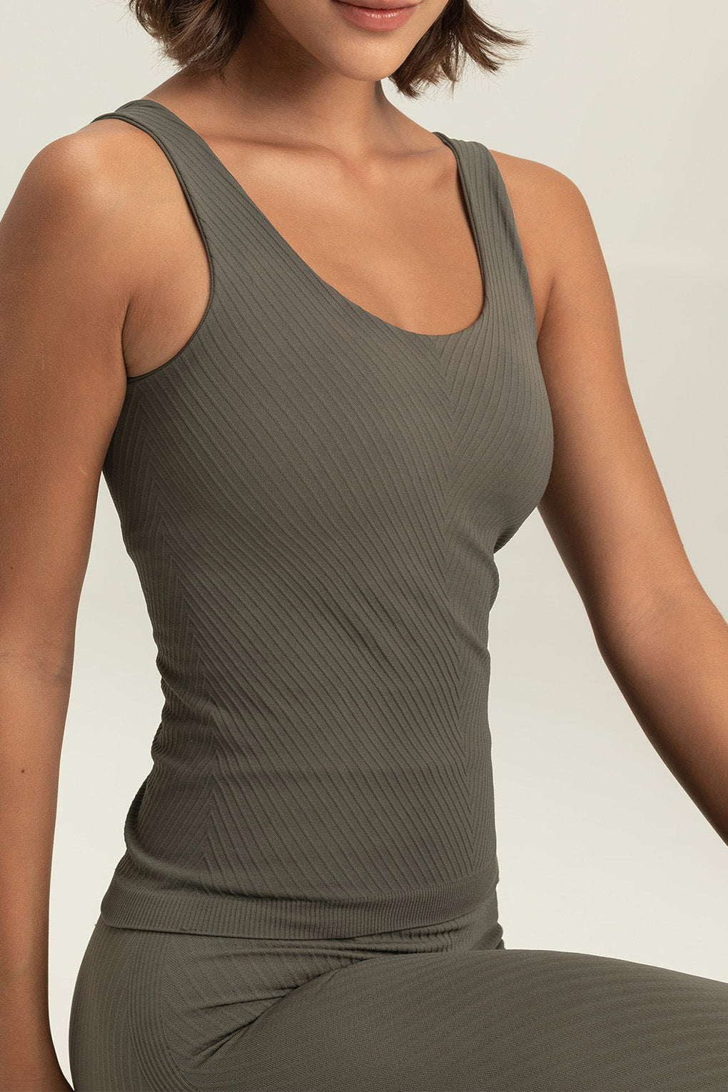 Stripe Seamless Tank
