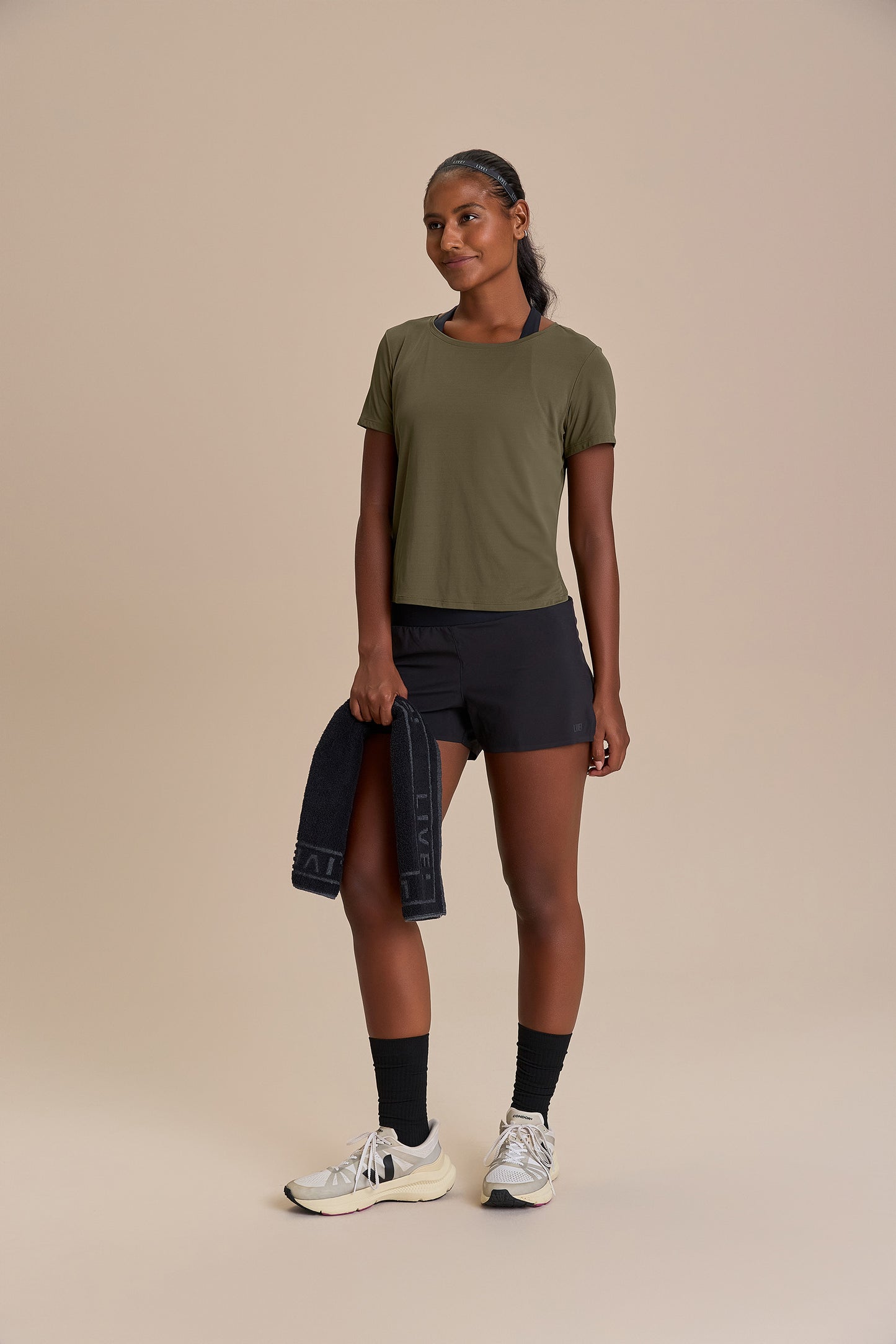 Cut Out Back Link Blouse