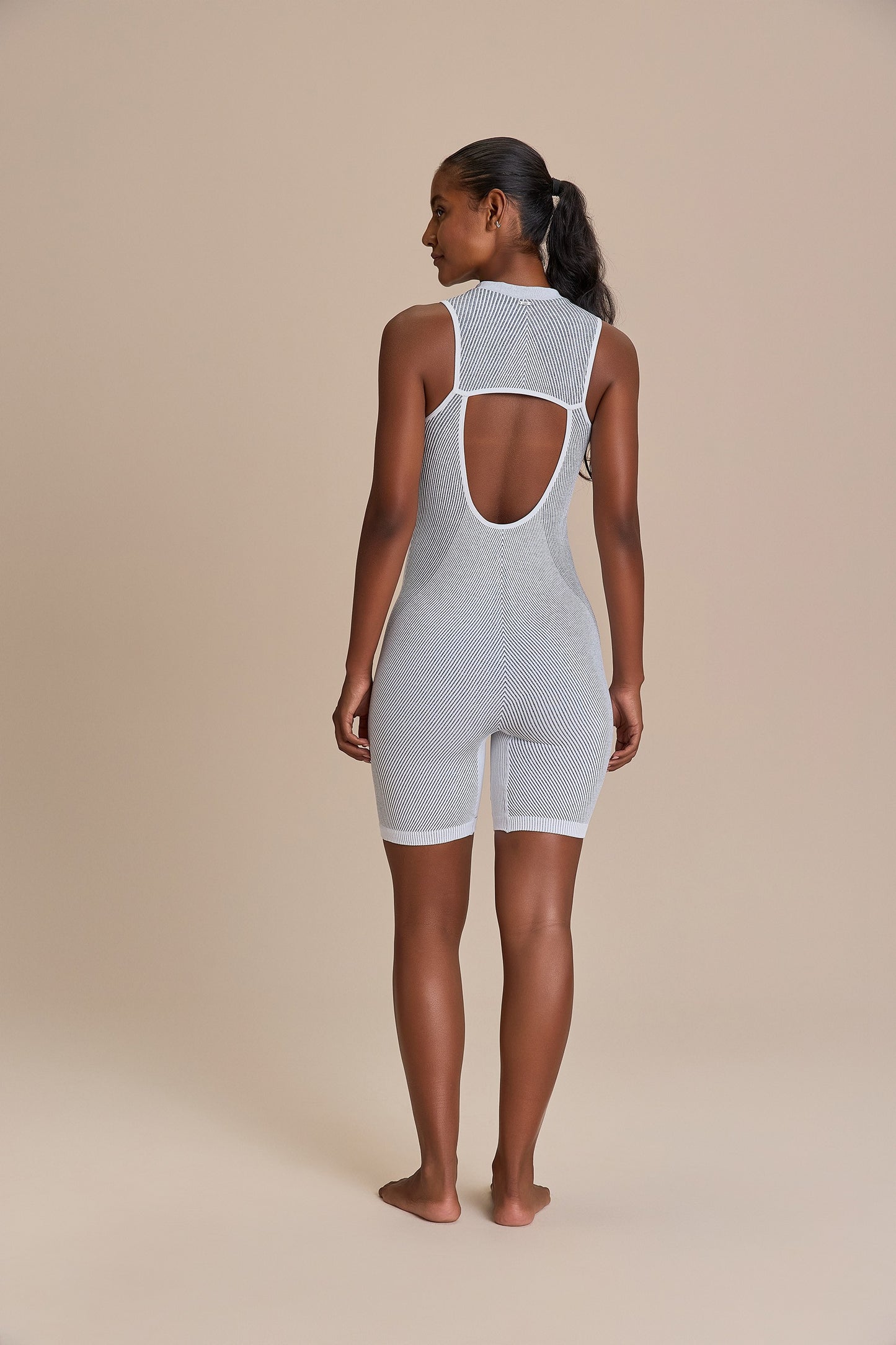 Seamless Long Shorts Romper