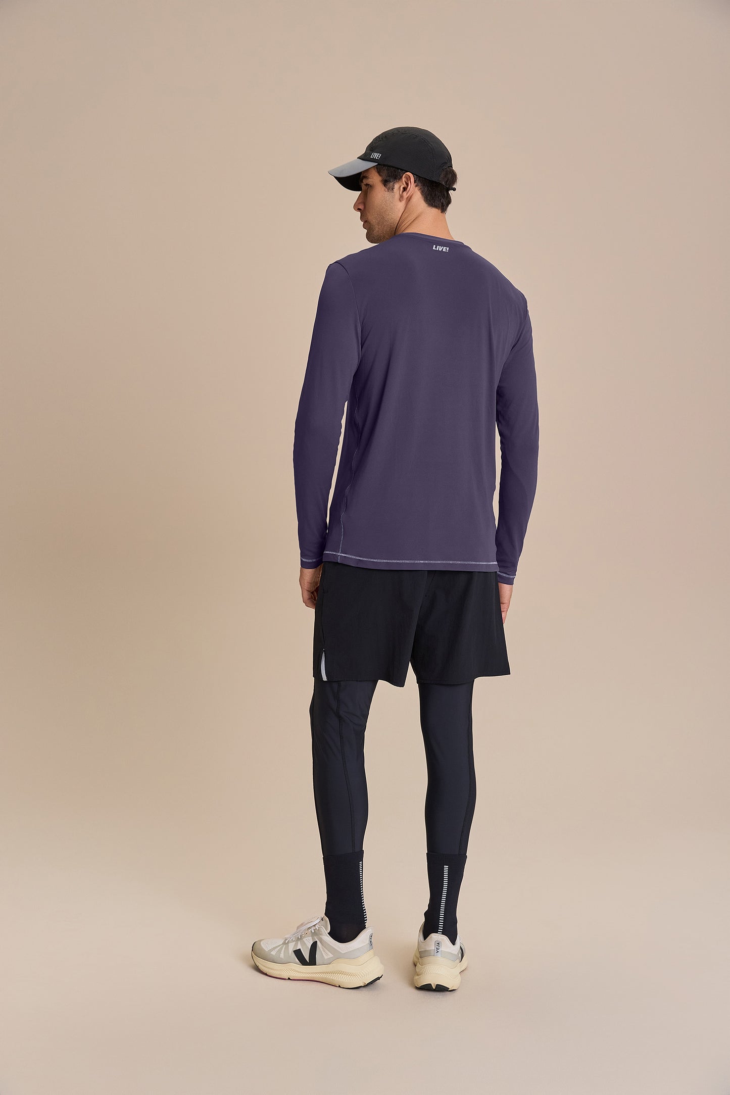 Men's Fit Long Sleeve Stretch T-Shirt