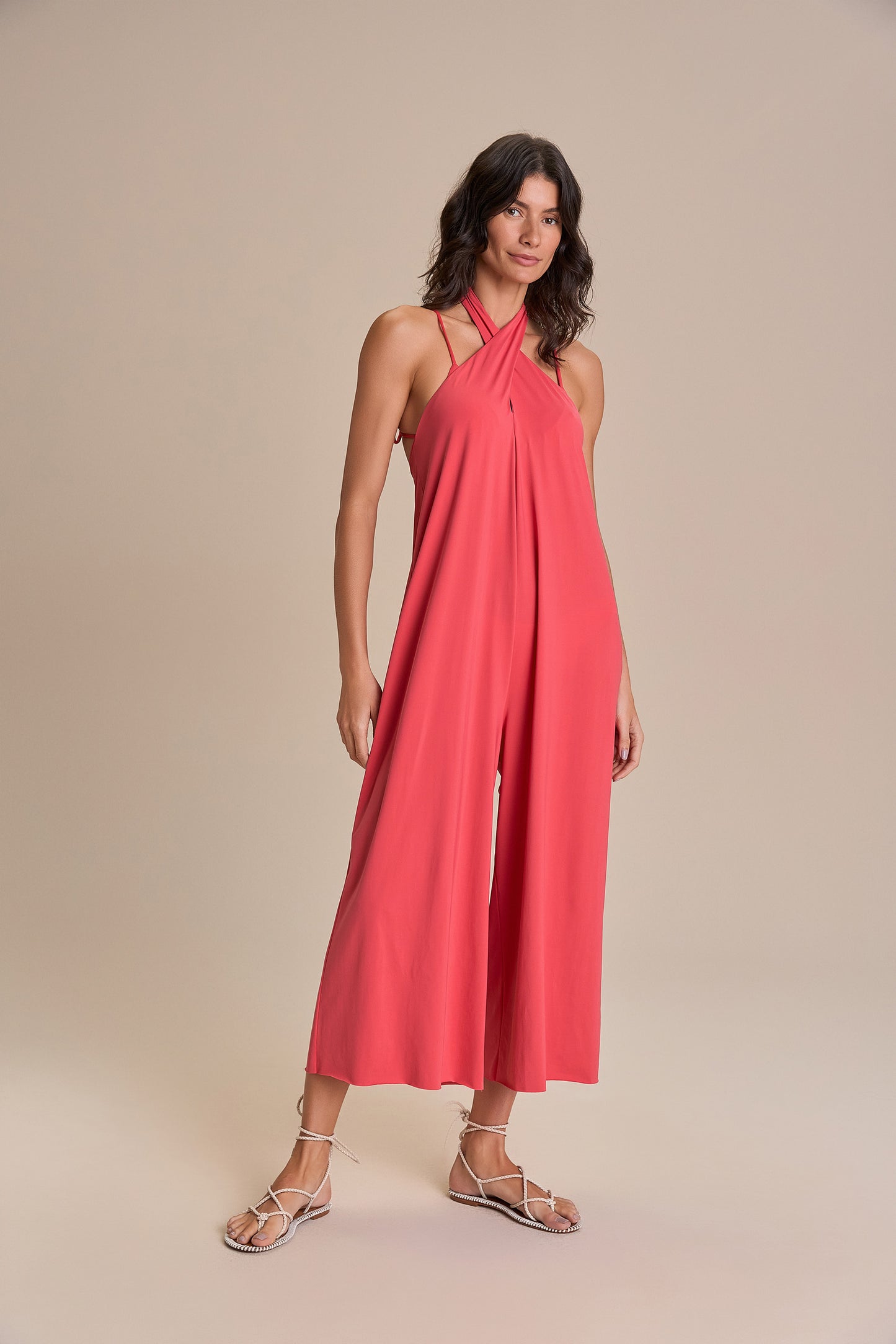 Wide One-Shoulder Jumpsuit