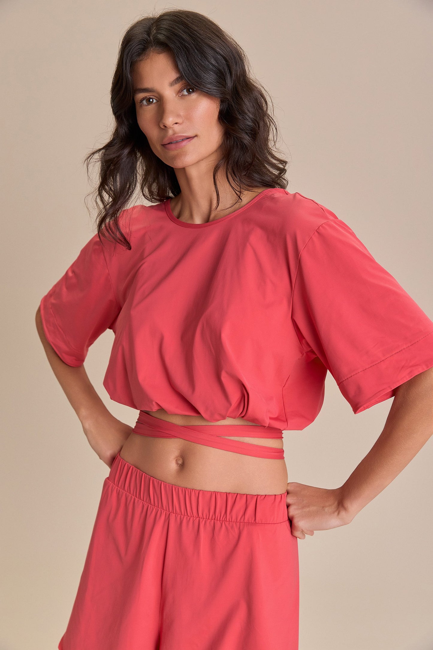 V Wide Blouse