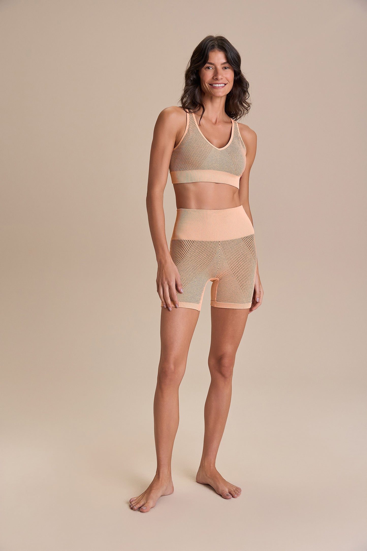 Seamless Knit® Diagonal V Bra