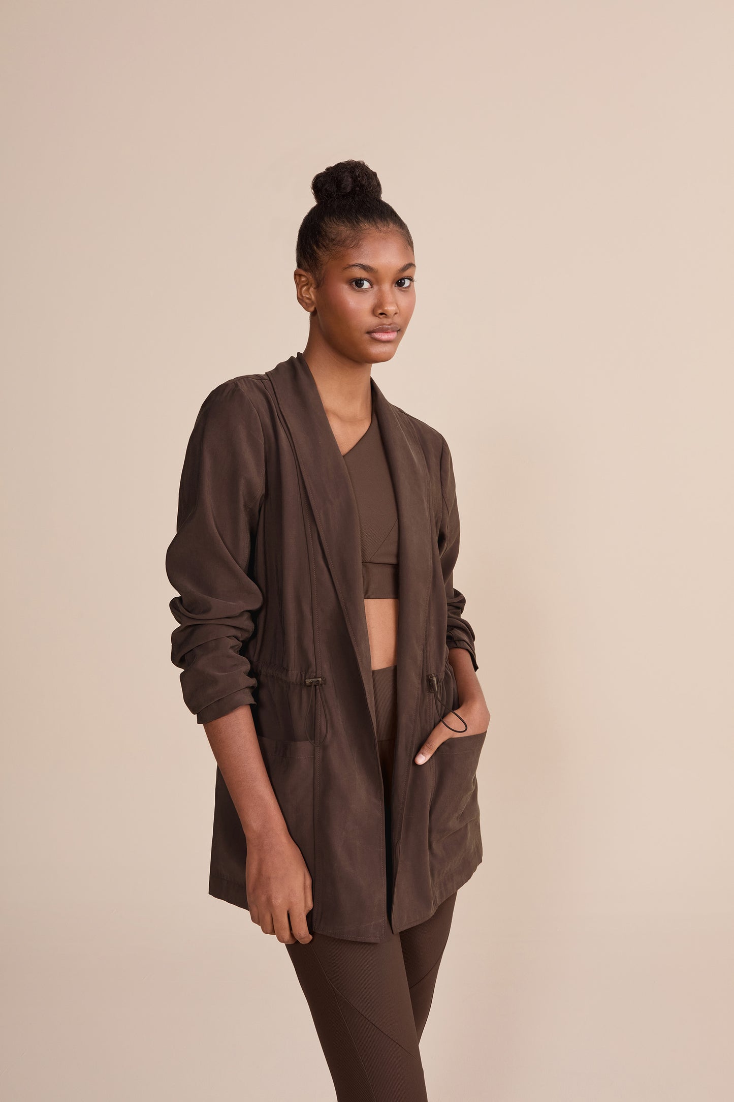 Soft Pick Oak Adjustable Blazer