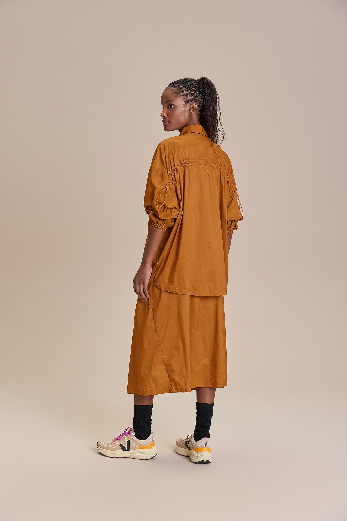 Oversized Nylon Light Shirt