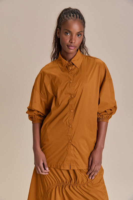 Oversized Nylon Light Shirt