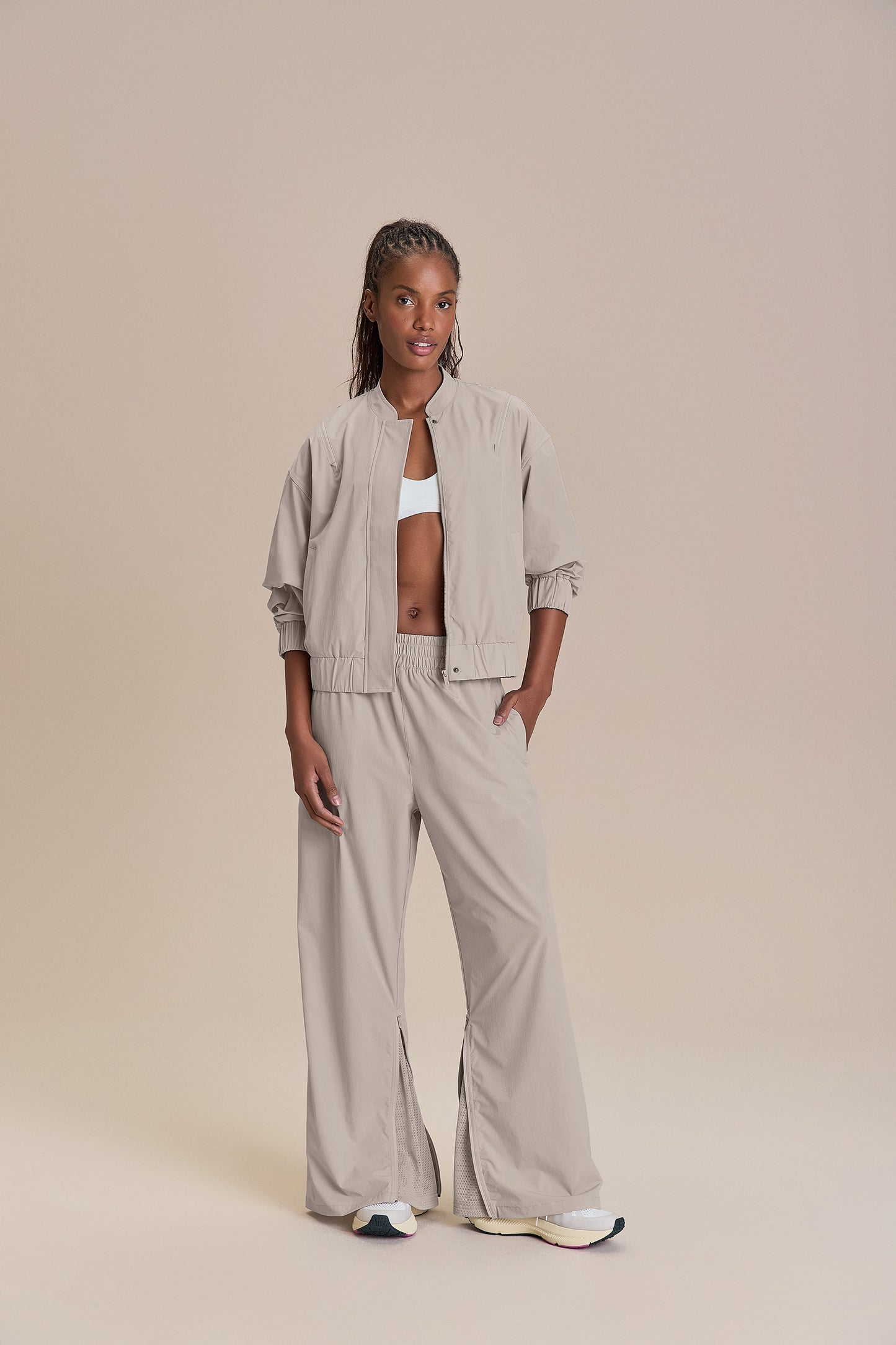 Straight Mix Pants
