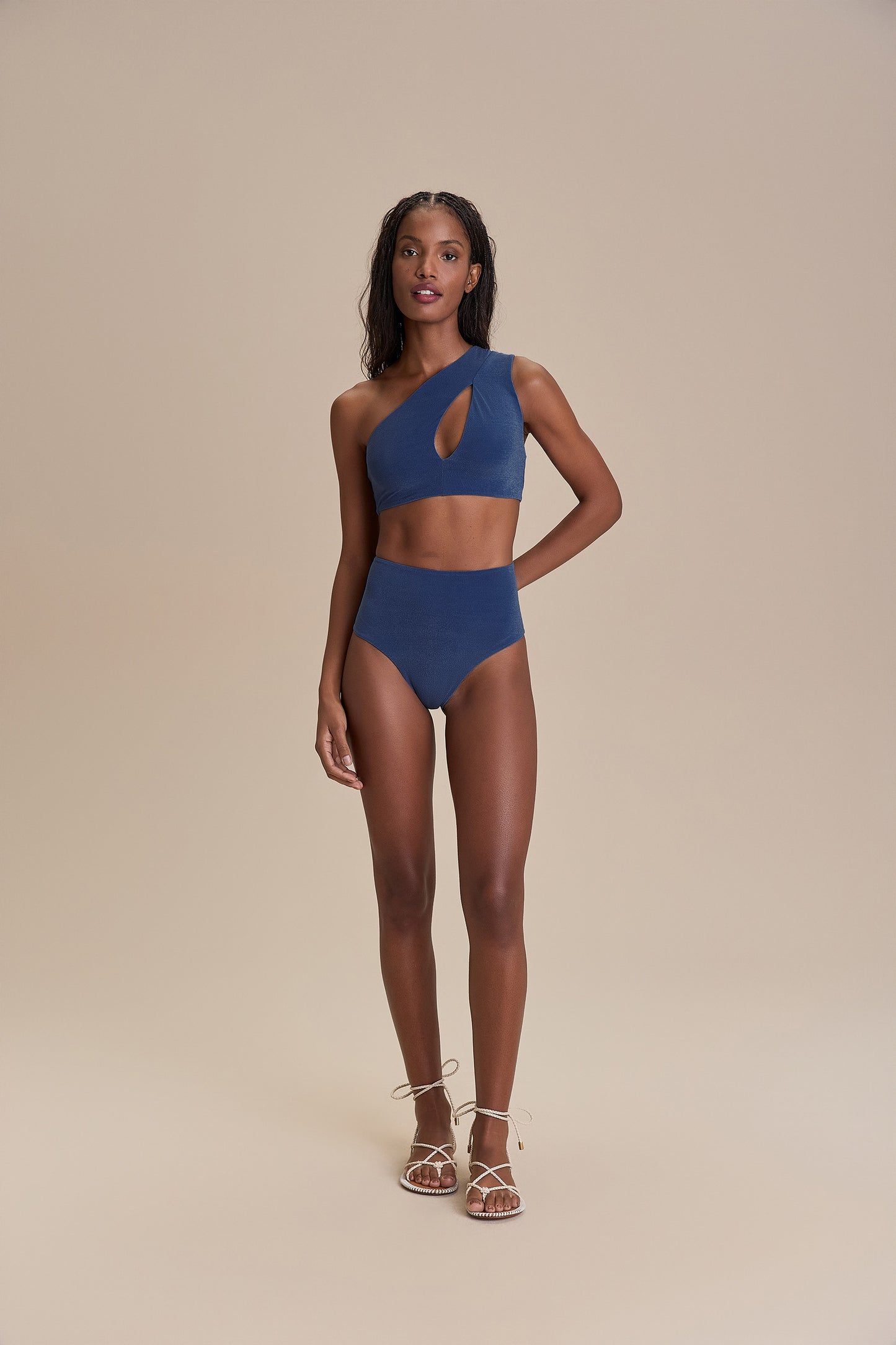 Spell One-Shoulder Bikini Top