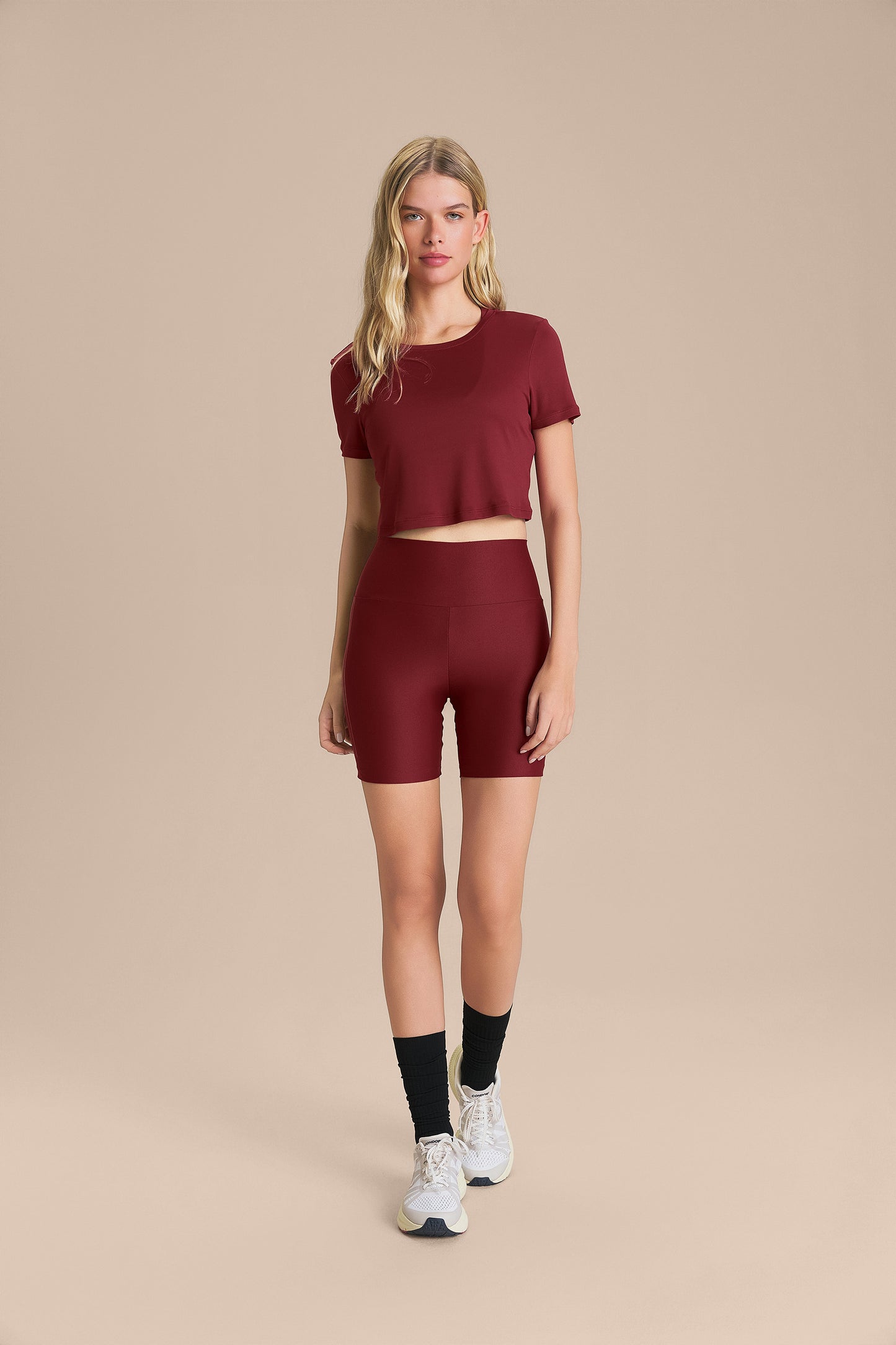 Bio Stretch Cropped T-Shirt
