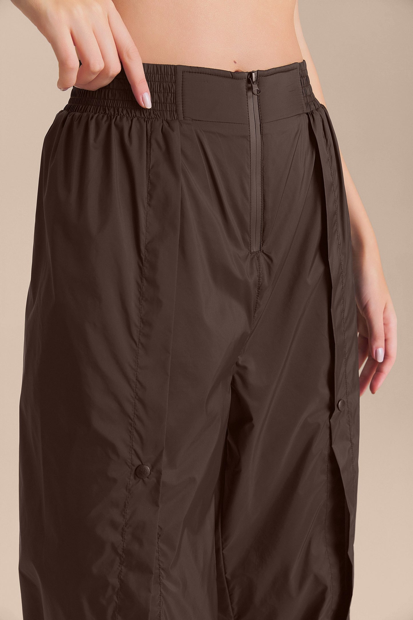 Nylon Silk Jogger Pants